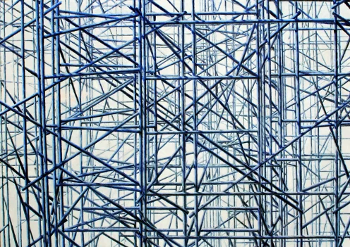 At your own risk, 78” X 110”, Oil on canvas, 2014