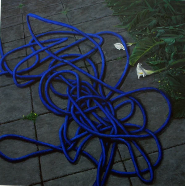 Casualty, 70” X 70”, Oil on canvas, 2014