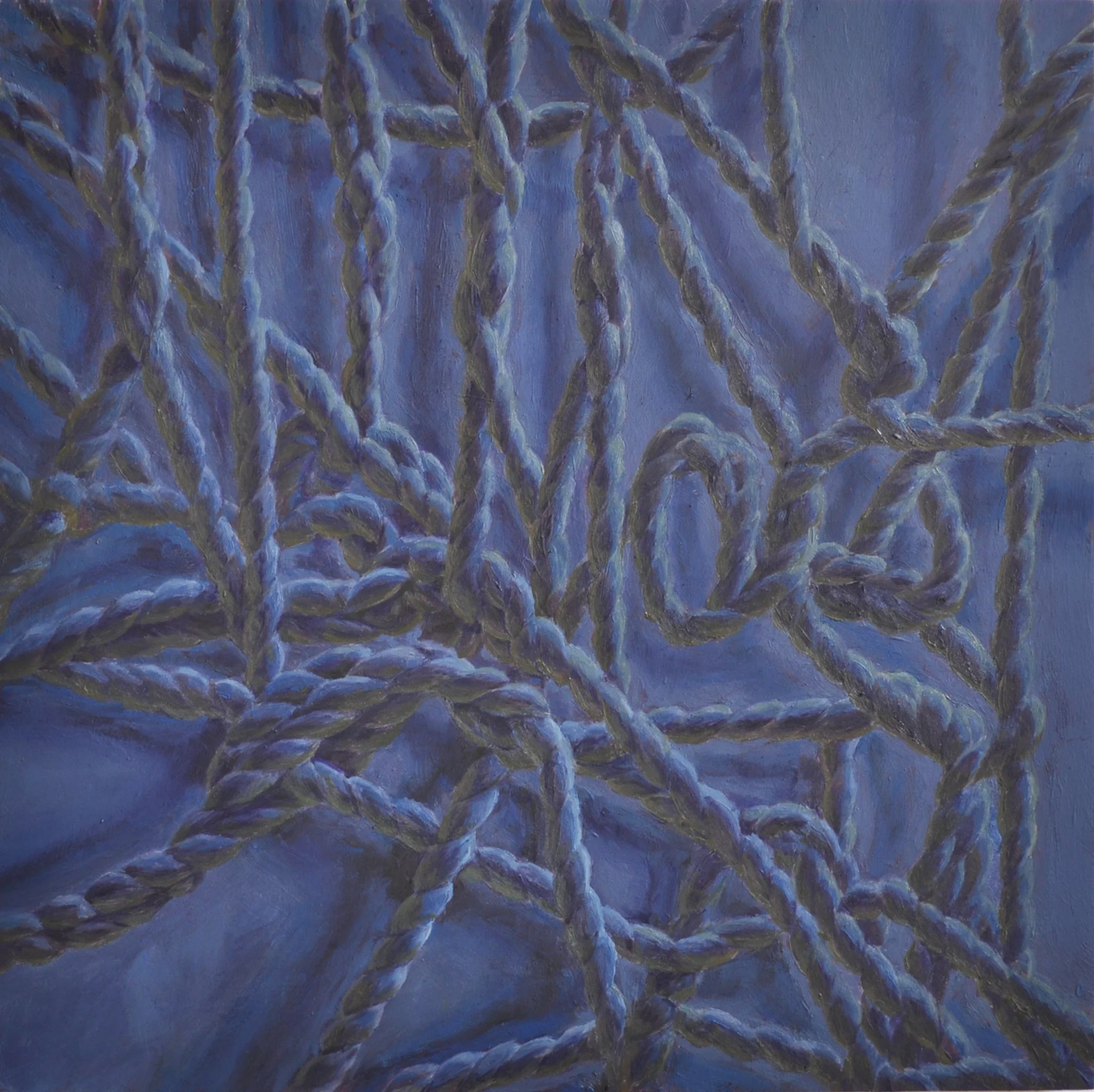 “Almost”, Oil on panel, 12” x 12”, 2015 