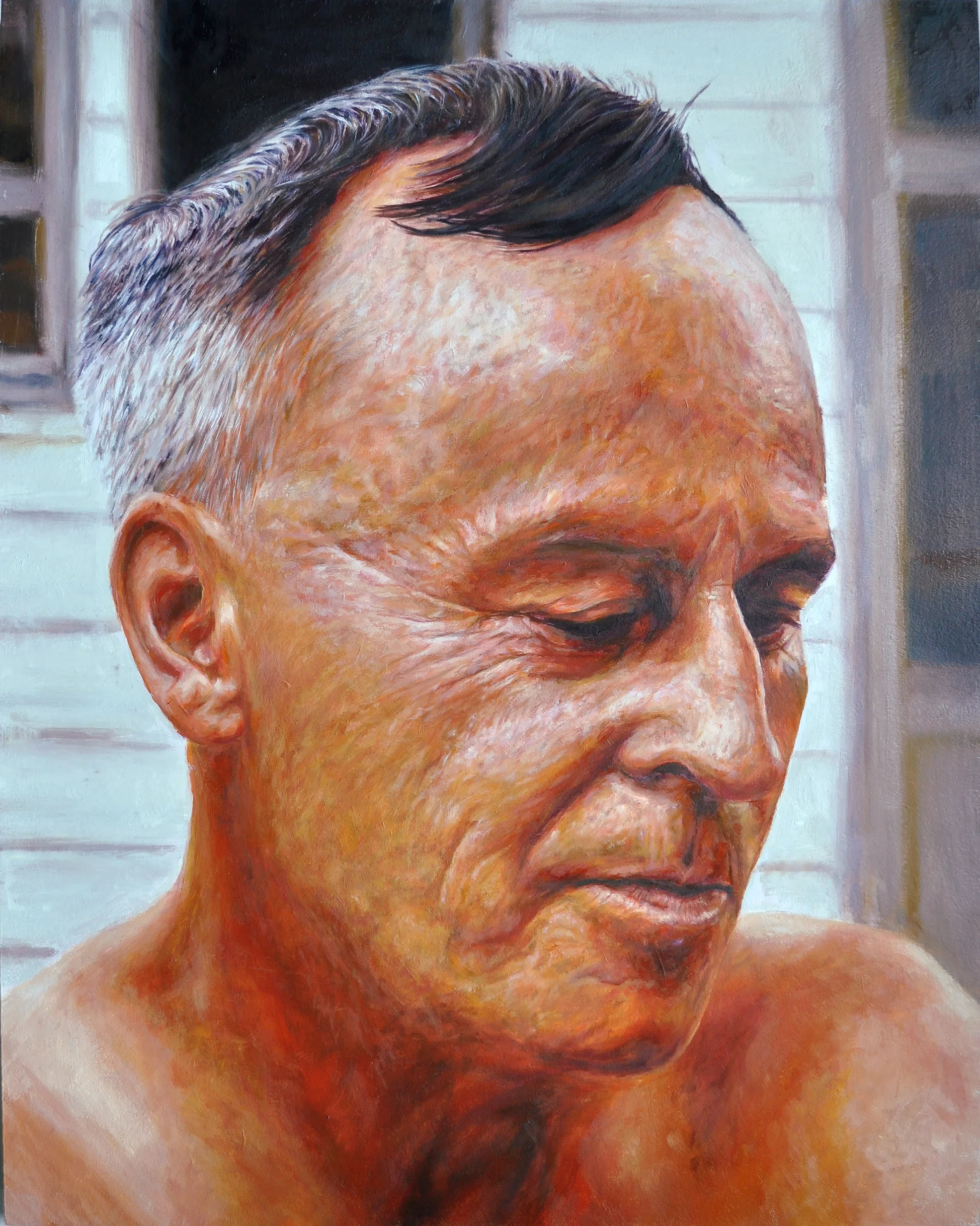 George, Oil on Panel, 16" x 20" 2015