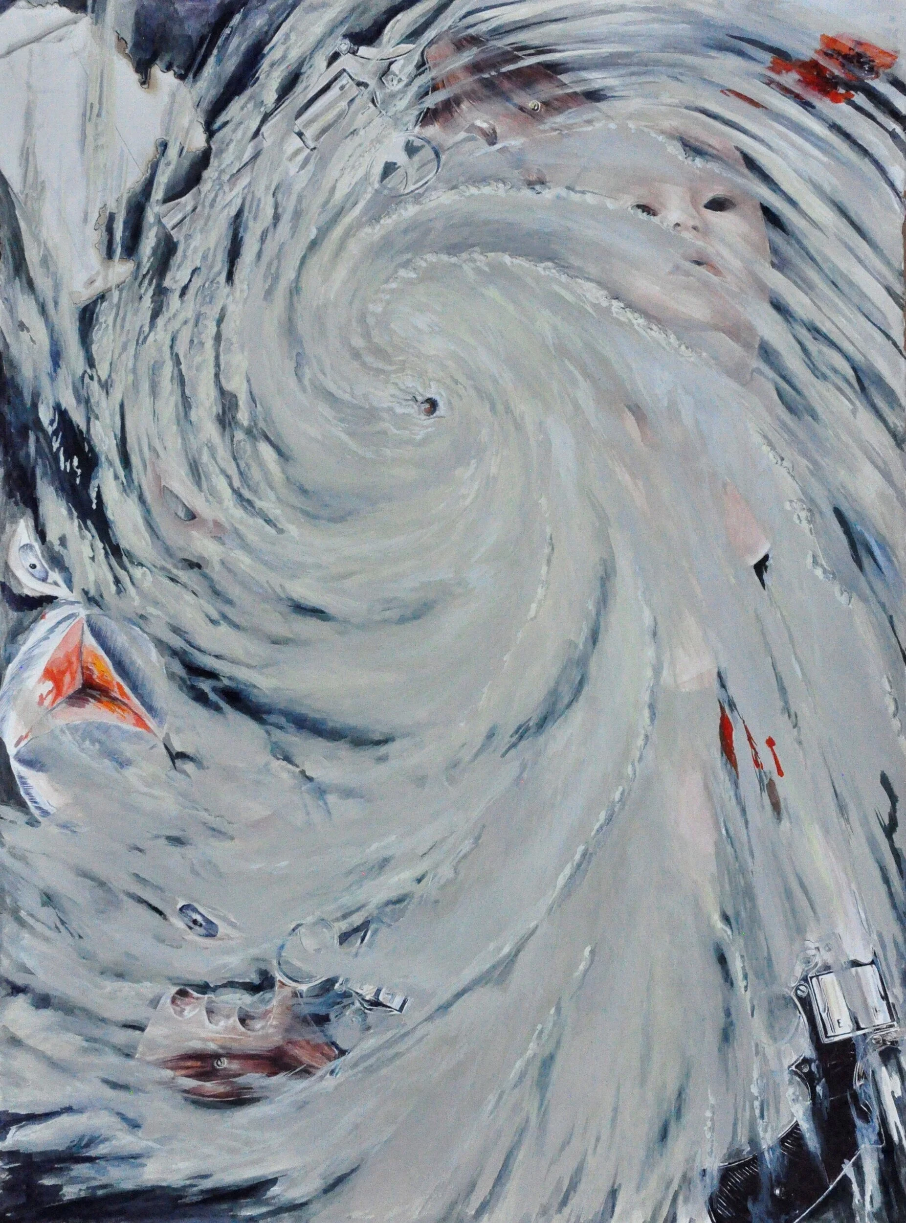 Patterns, Watercolor and Gouache on paper, 30” x 22”, 2019