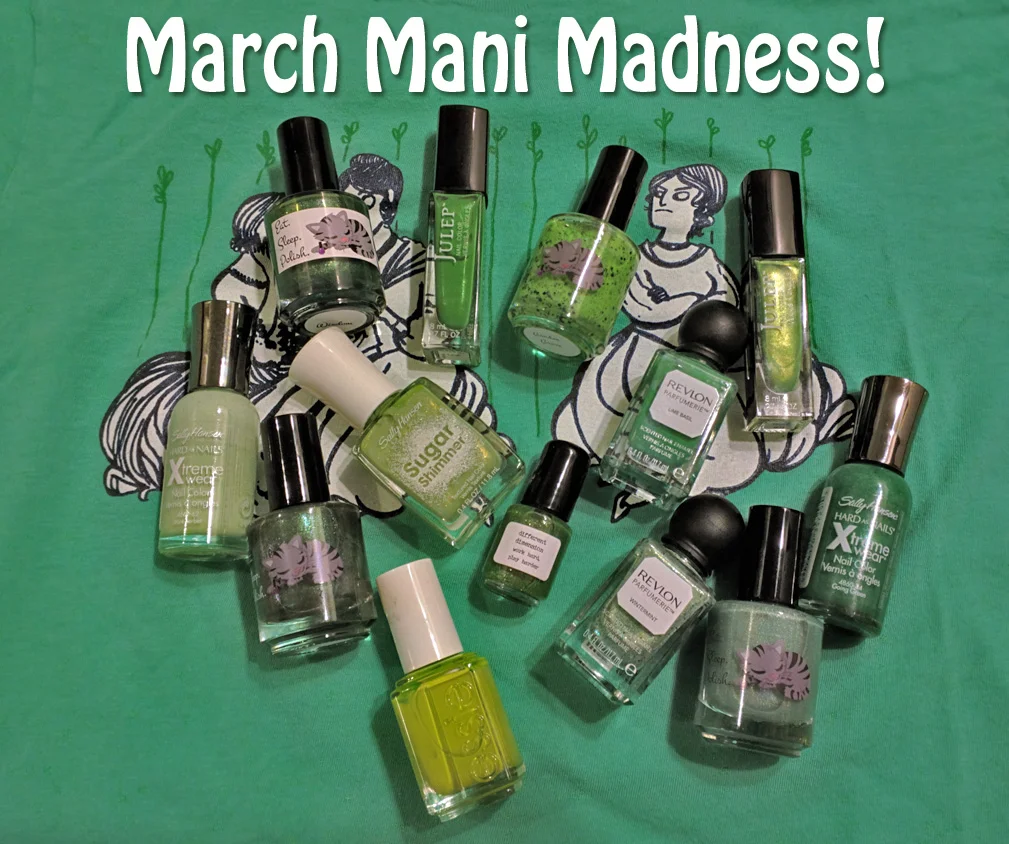 March Mani Madness: Eat Sleep Polish - Wisdom