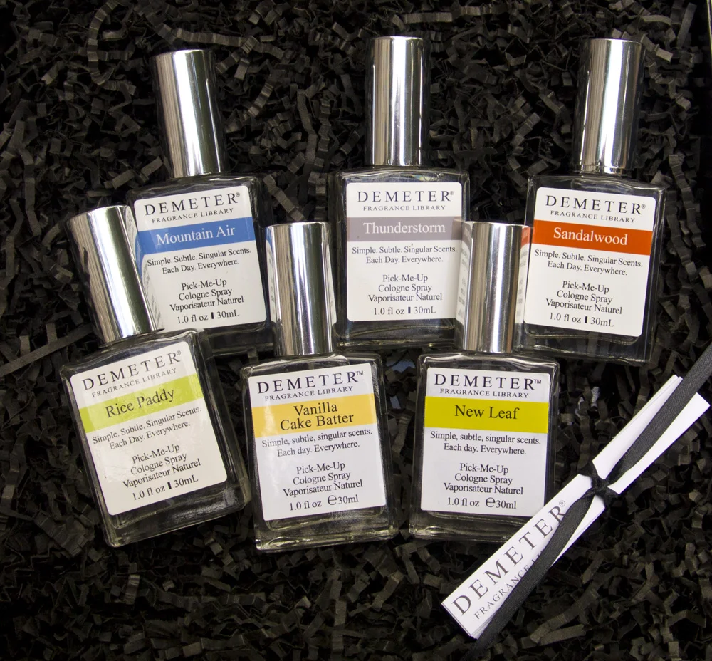 All my Demeter Scent Memory smells!