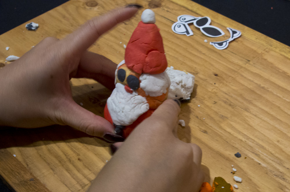 Steph makes Santa!