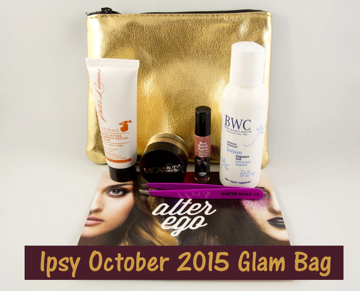 It's Ipsy October 2015 time!