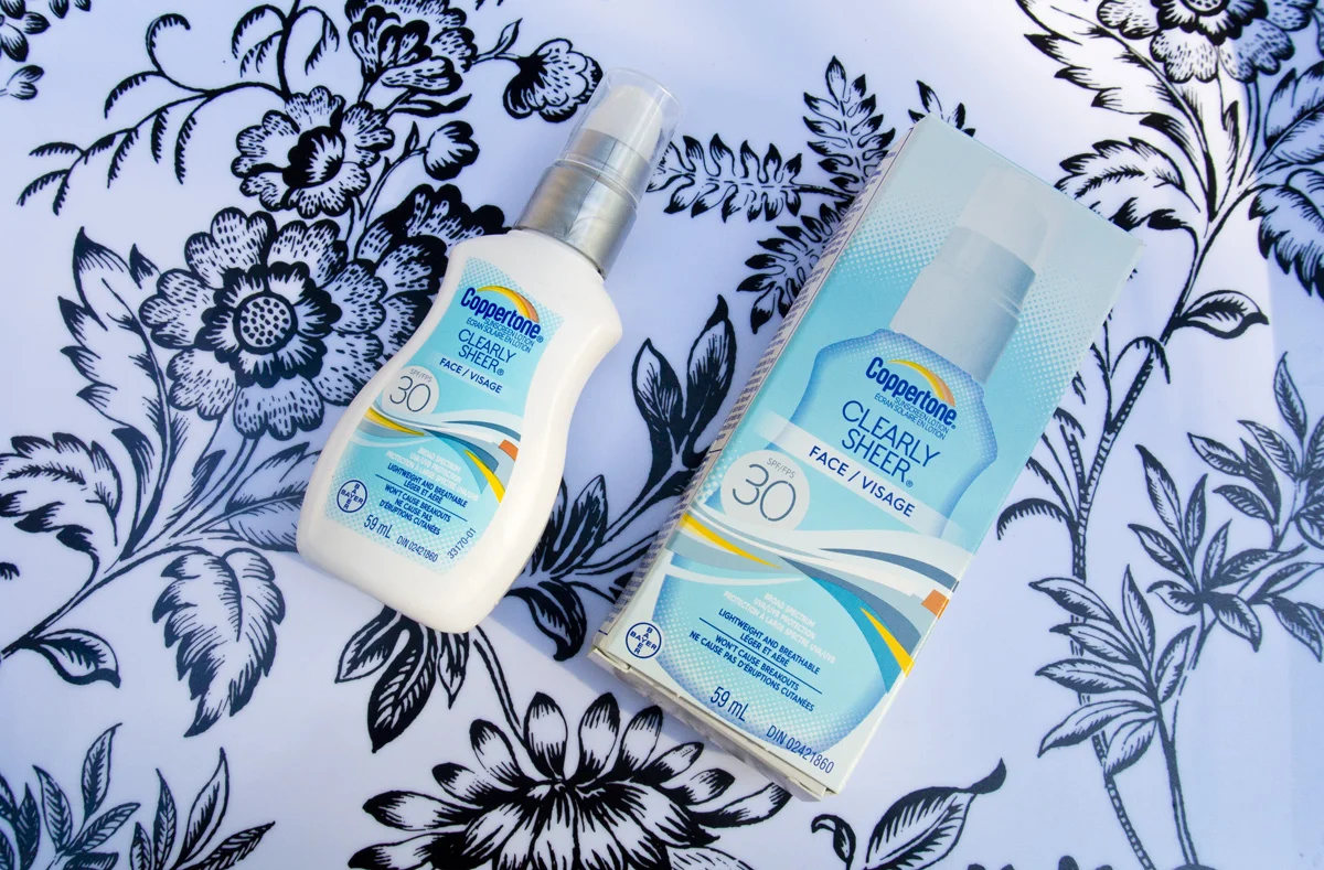 coppertone clearly sheer faces