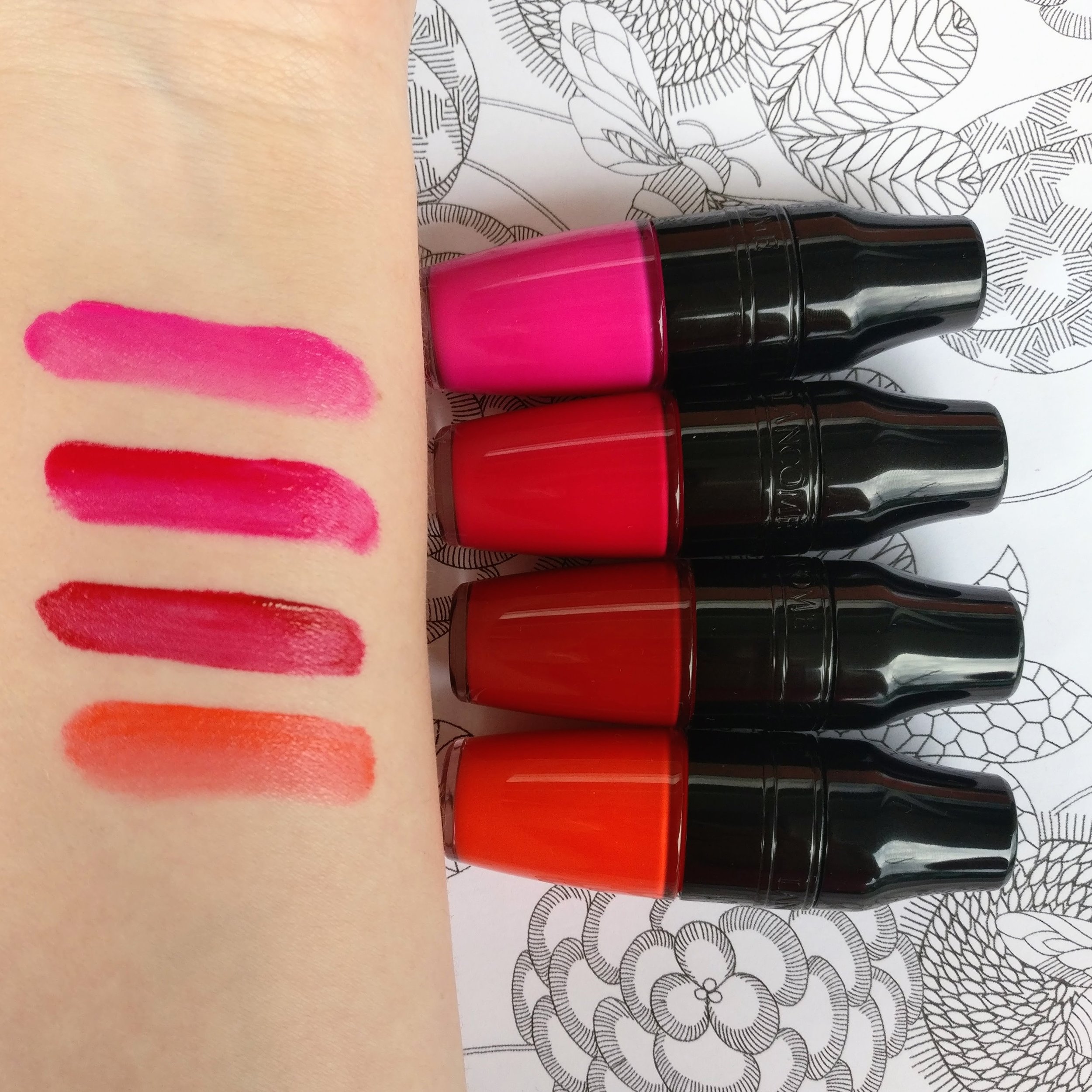 Getting colourful with Lancôme's Matte Shakers in Yummy Pink