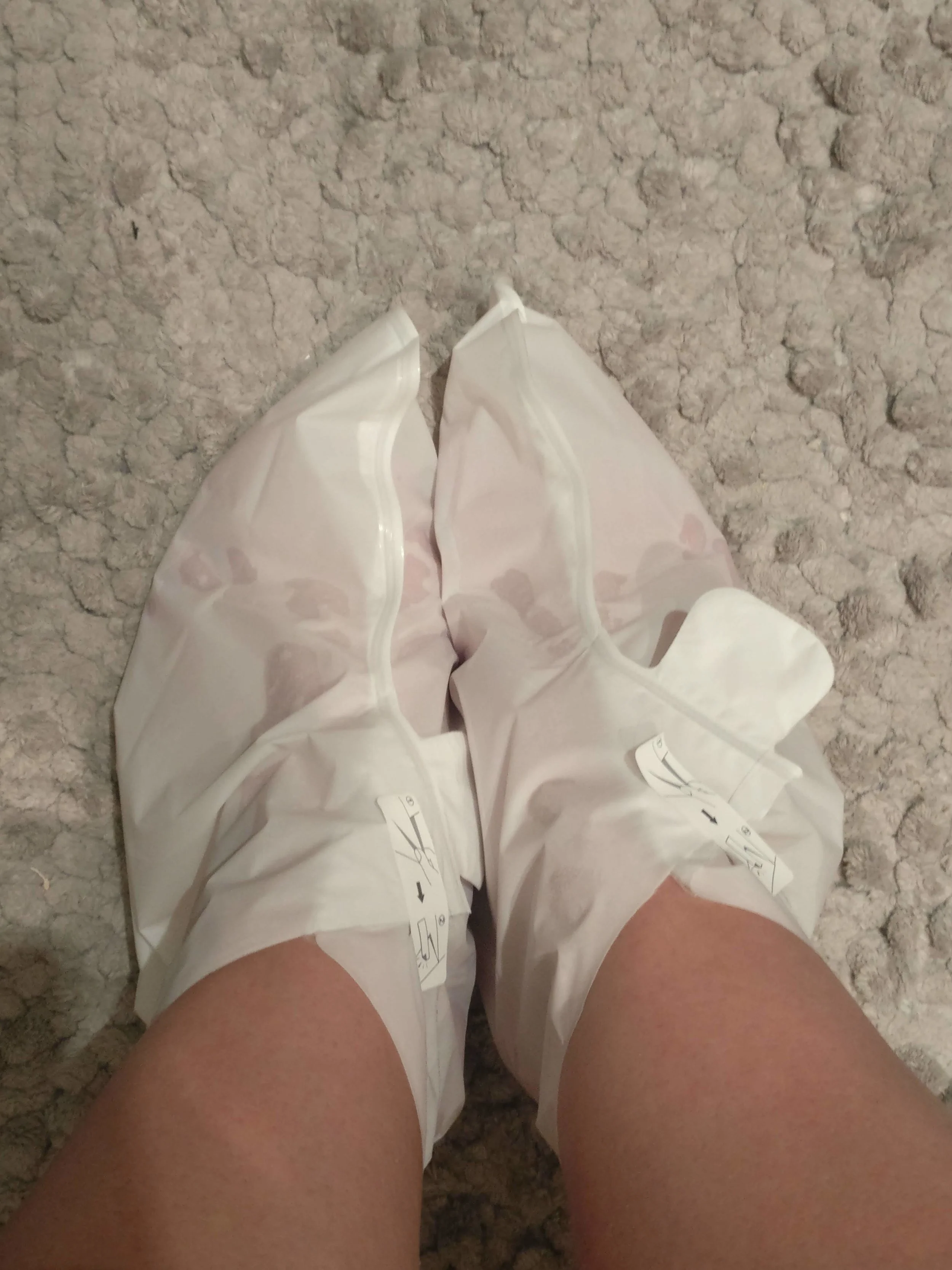 foot exfoliating booties