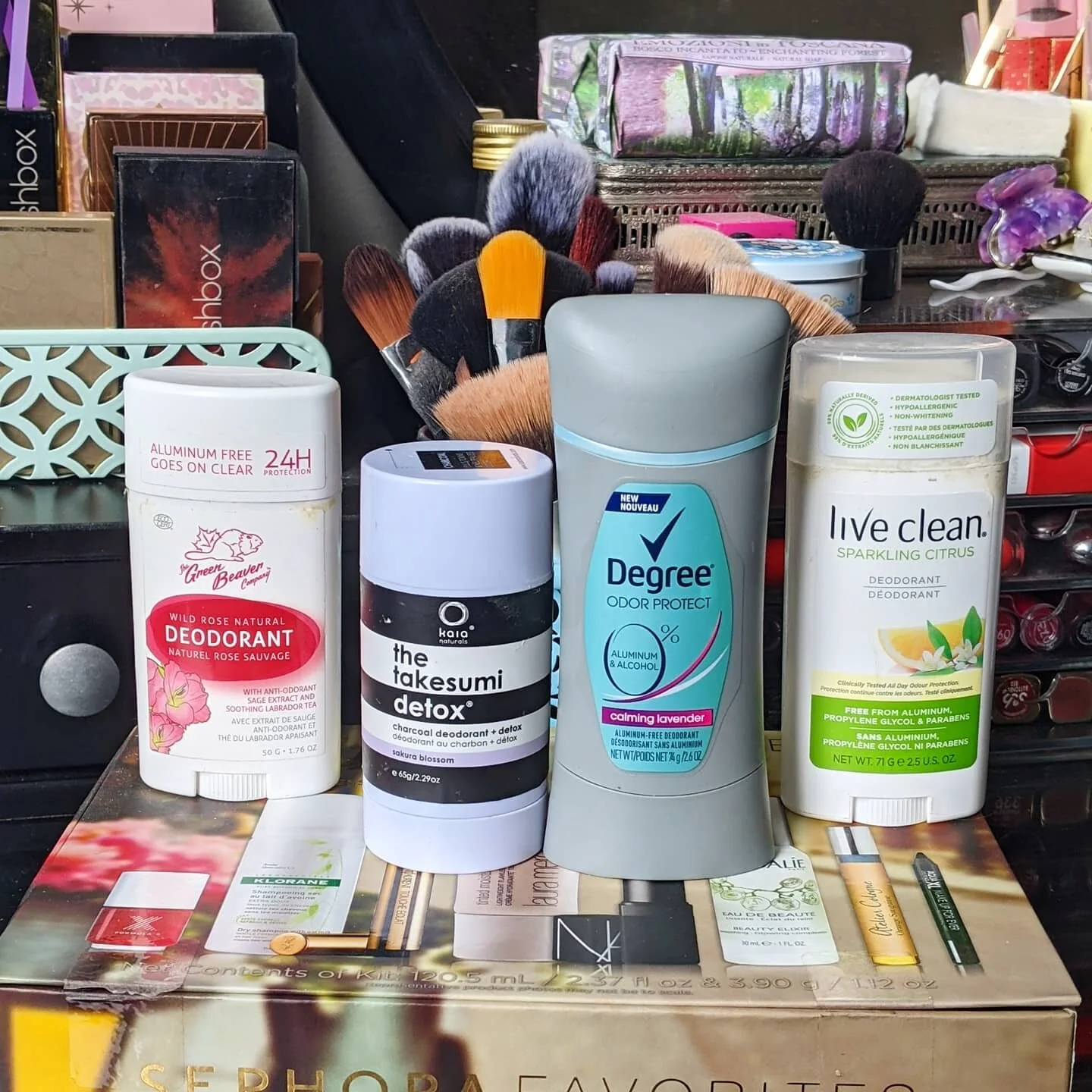 I haven't done much reviewing this year, but one thing that I have tested out in 2019/2020 is aluminum-free antiperspirants/ deodorants, &amp; thankfully working from home is great for this, because when I had products that really stunk no one else c