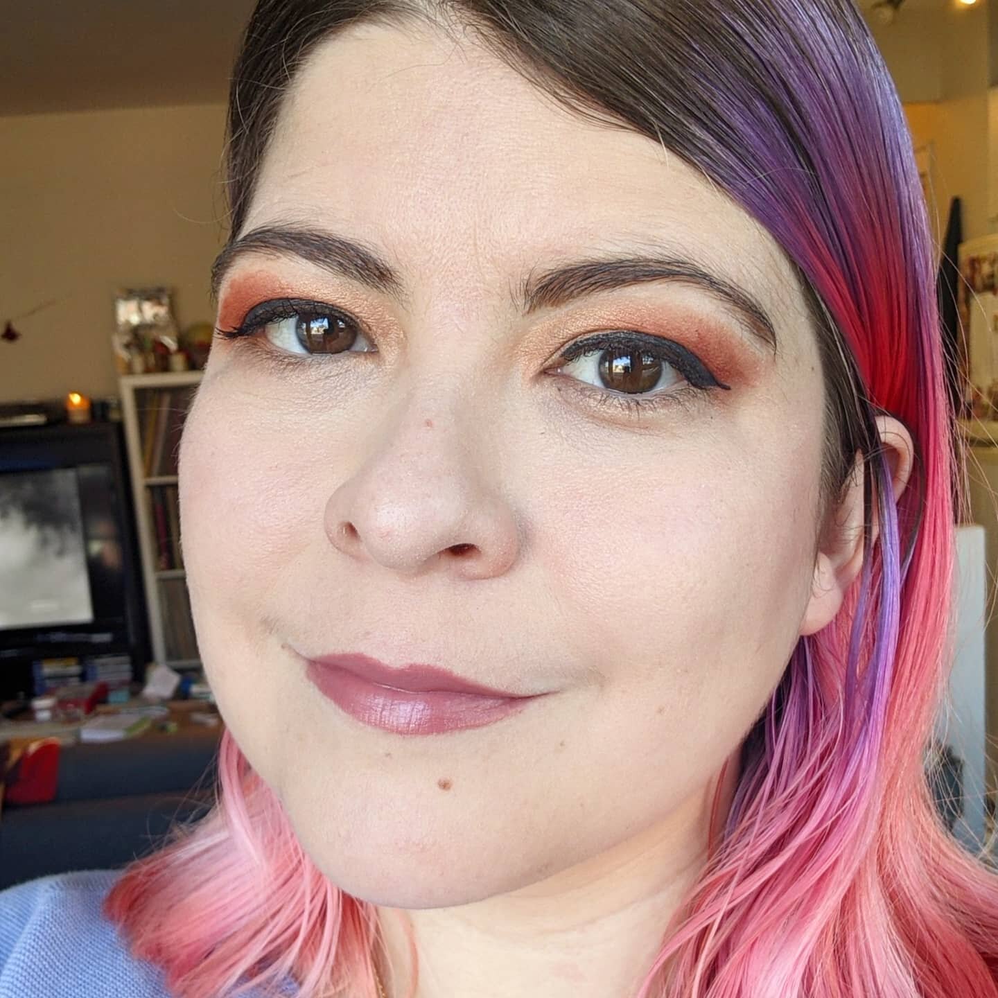 Looks like it's time for my monthly makeup! This time last year I was only two weeks post-eye surgery so I couldn't wear makeup at all and then all of ~ this ~ happened. I was going through my vanity recently, not that I've had to desire to wear stuf