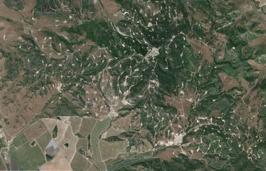 This is an oil field in Santa Barbara County. Tens of thousands of acres could be scared and destroyed by proposed oil development.