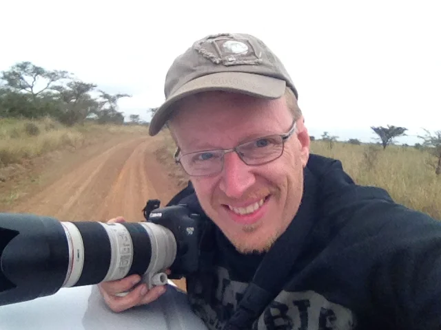Brian fulfilling Bucket List on Safari in Kenya - 2013