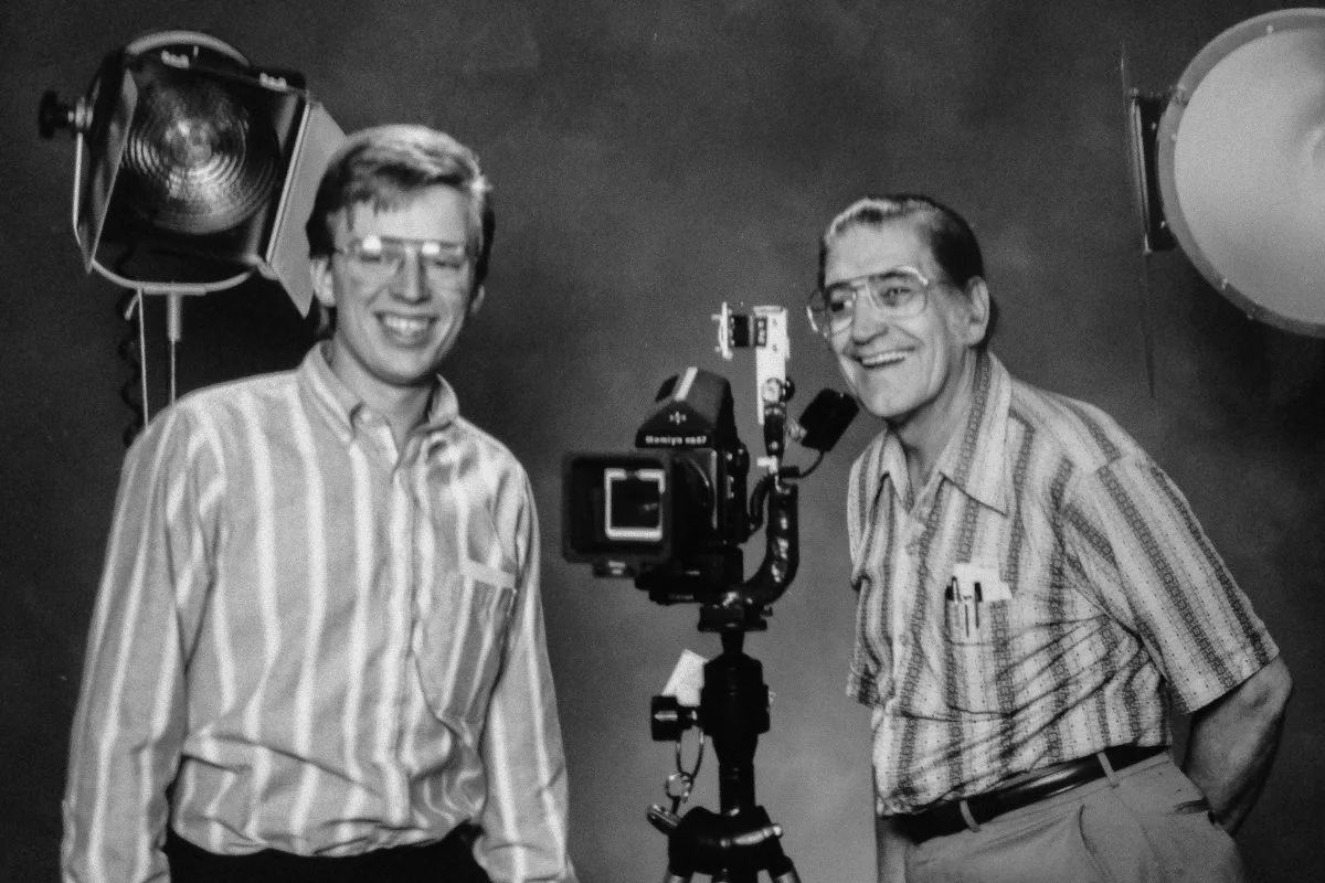 Brian with Lou 1988.jpg