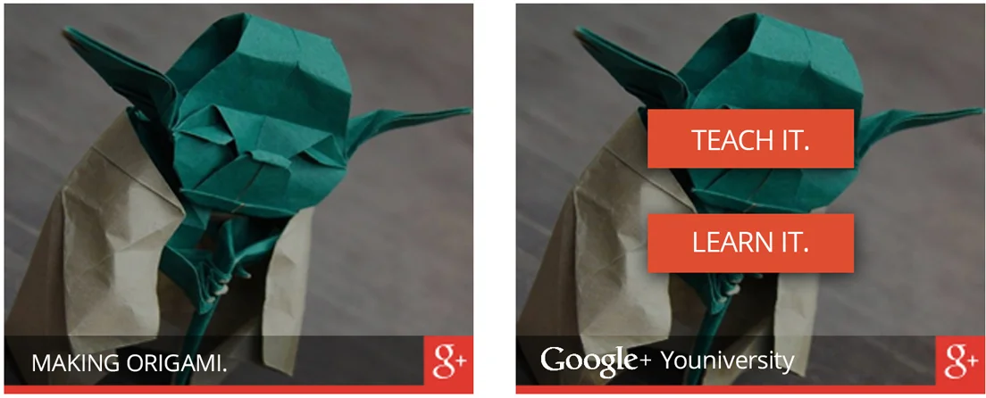  The path to knowing everything about anything starts with a single click. For instance, this banner invites you to&nbsp;teach or learn&nbsp;origami. But we can also have a banner about churning butter, if you prefer. We can have a banner for whateve