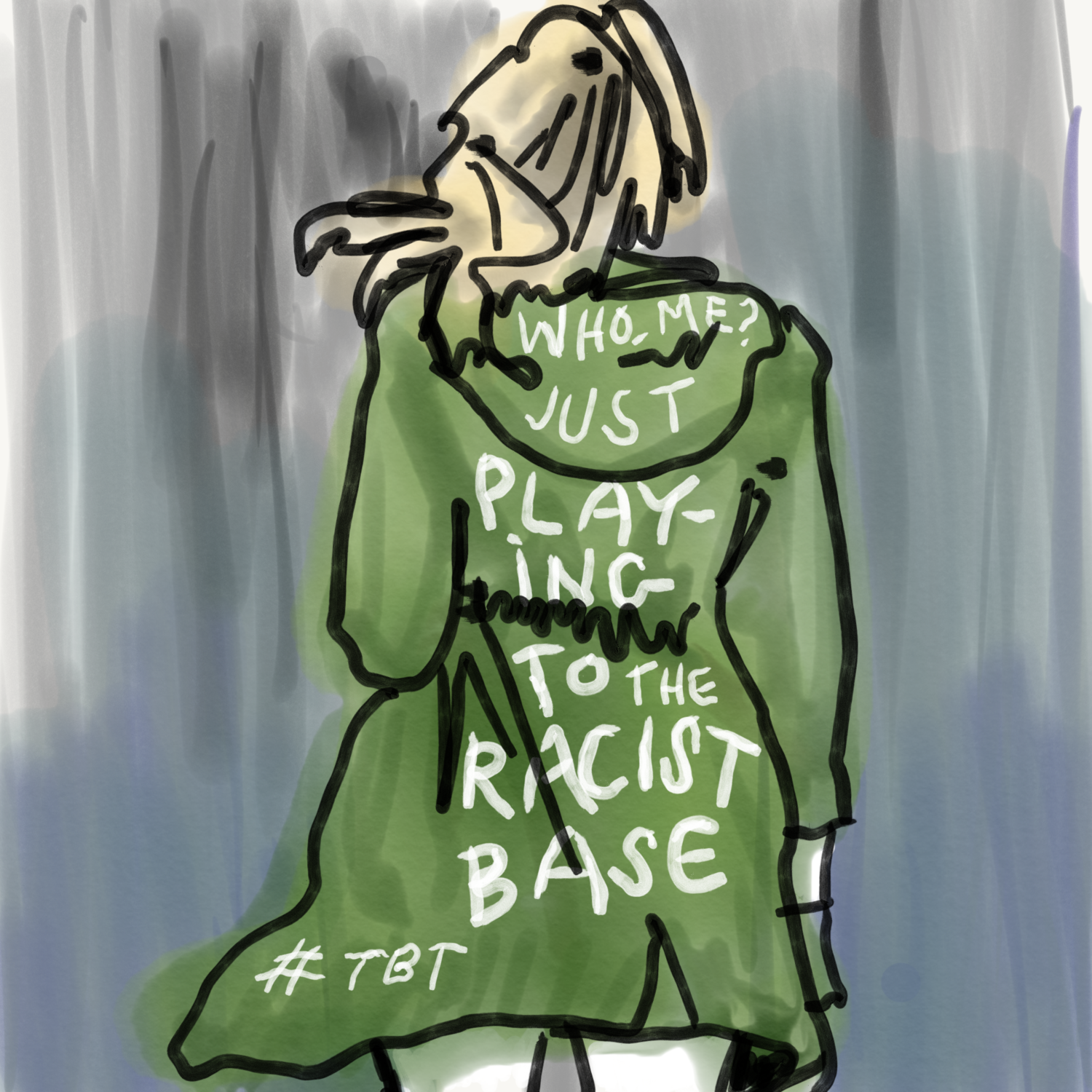 Melania Trump, Agent of Coat Chaos , June 2018.
