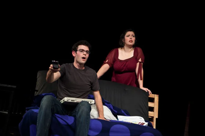 Sarah in See You Next Tuesday . Walking Shadow Theatre Company, August 2010. Photo: Craig VanDerSchaegen