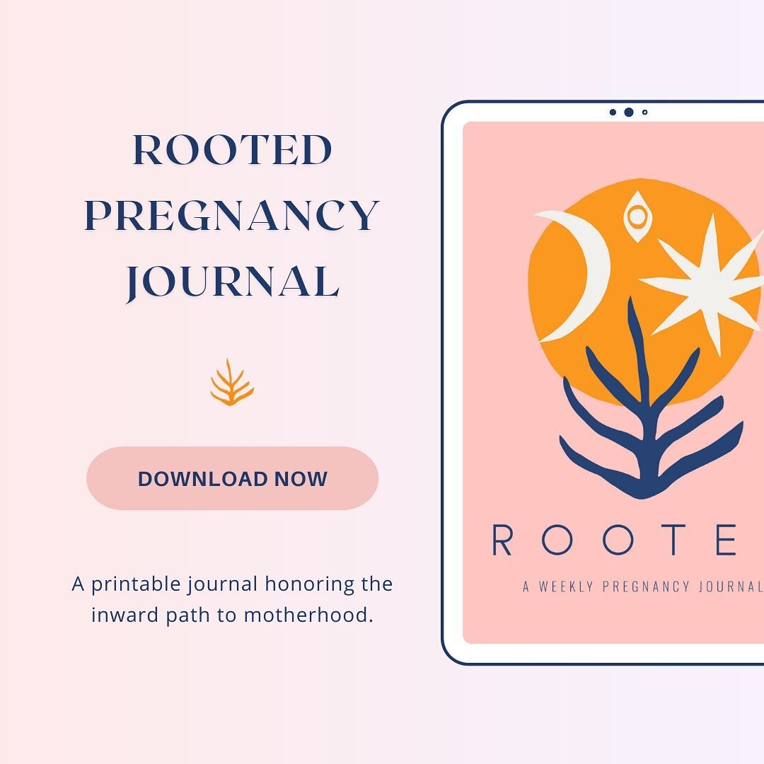 Our print version is currently sold out but you can still get the @rootedmotherjournal ebook. It includes 150 printable pages of writing and drawing prompts, meditations, quotes from a diverse group of inspiring moms, simple self-care practices and t