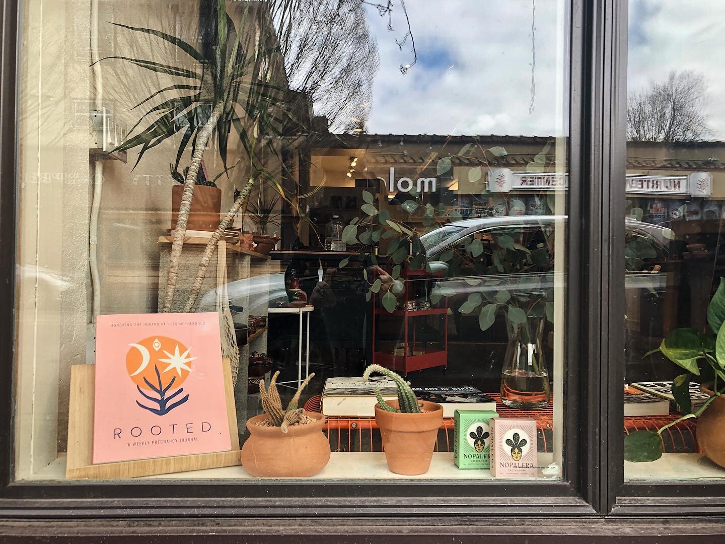 Portland friends! There are only two copies of @rootedmotherjournal left at @santana_general on Mississippi Ave. This cute family-run store has curated home goods, apparel, great books and other sweet finds like ceramics and vintage rugs. Honored to 