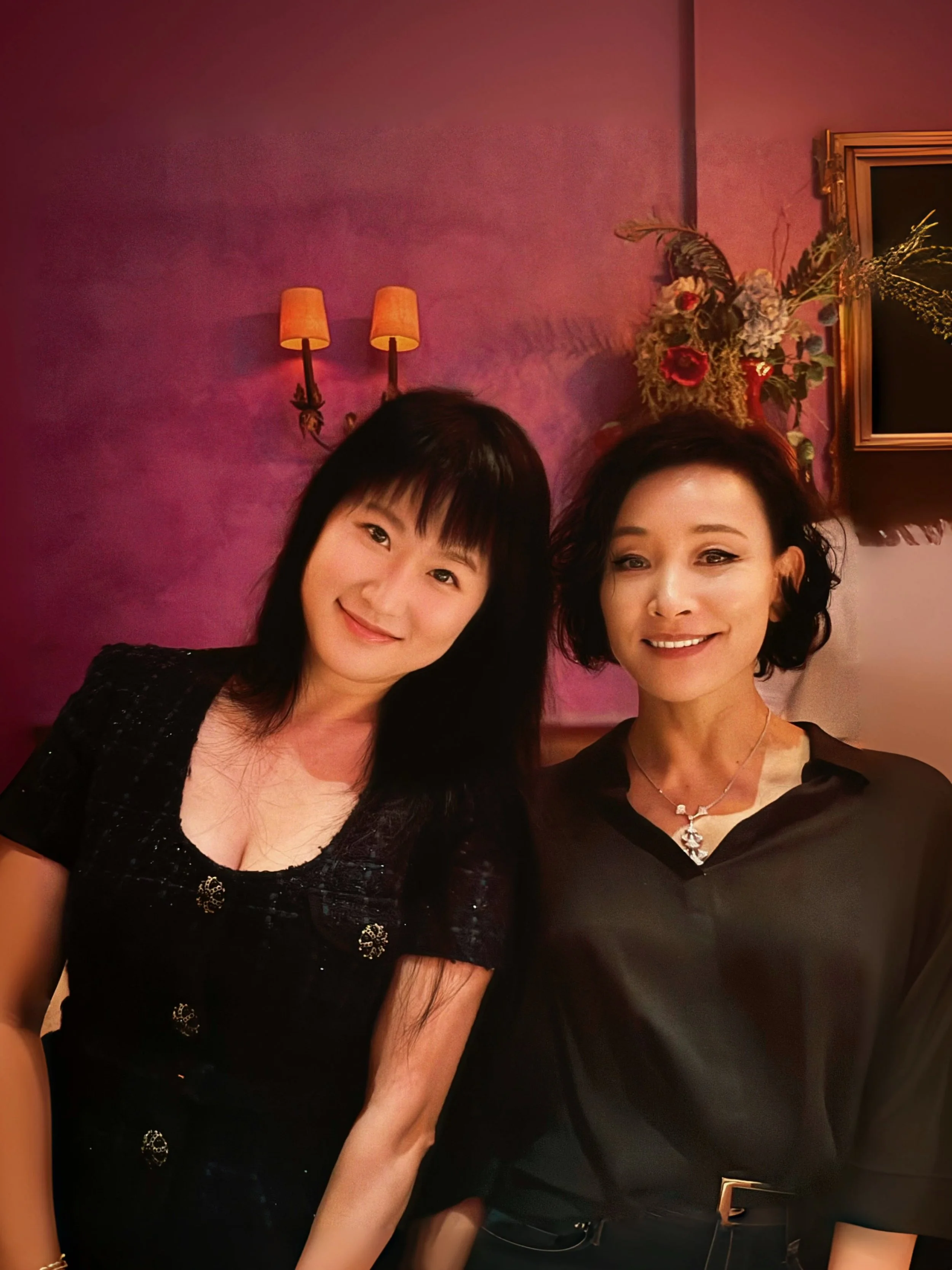 With Joan Chen 陈冲