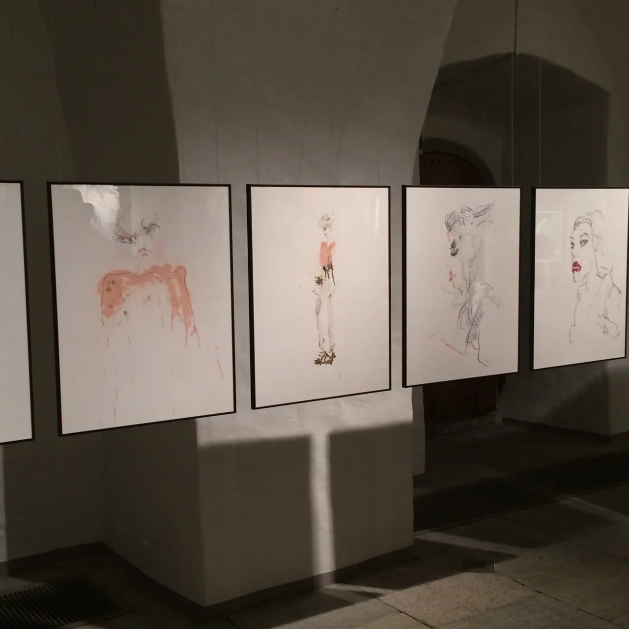 Installation view of my pieces at the exhibition