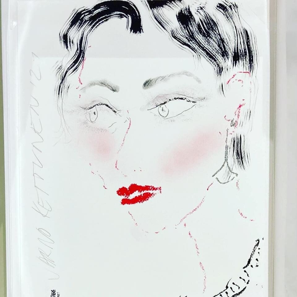 Live sketch event for Chanel at Saks Fifth Avenue opening in