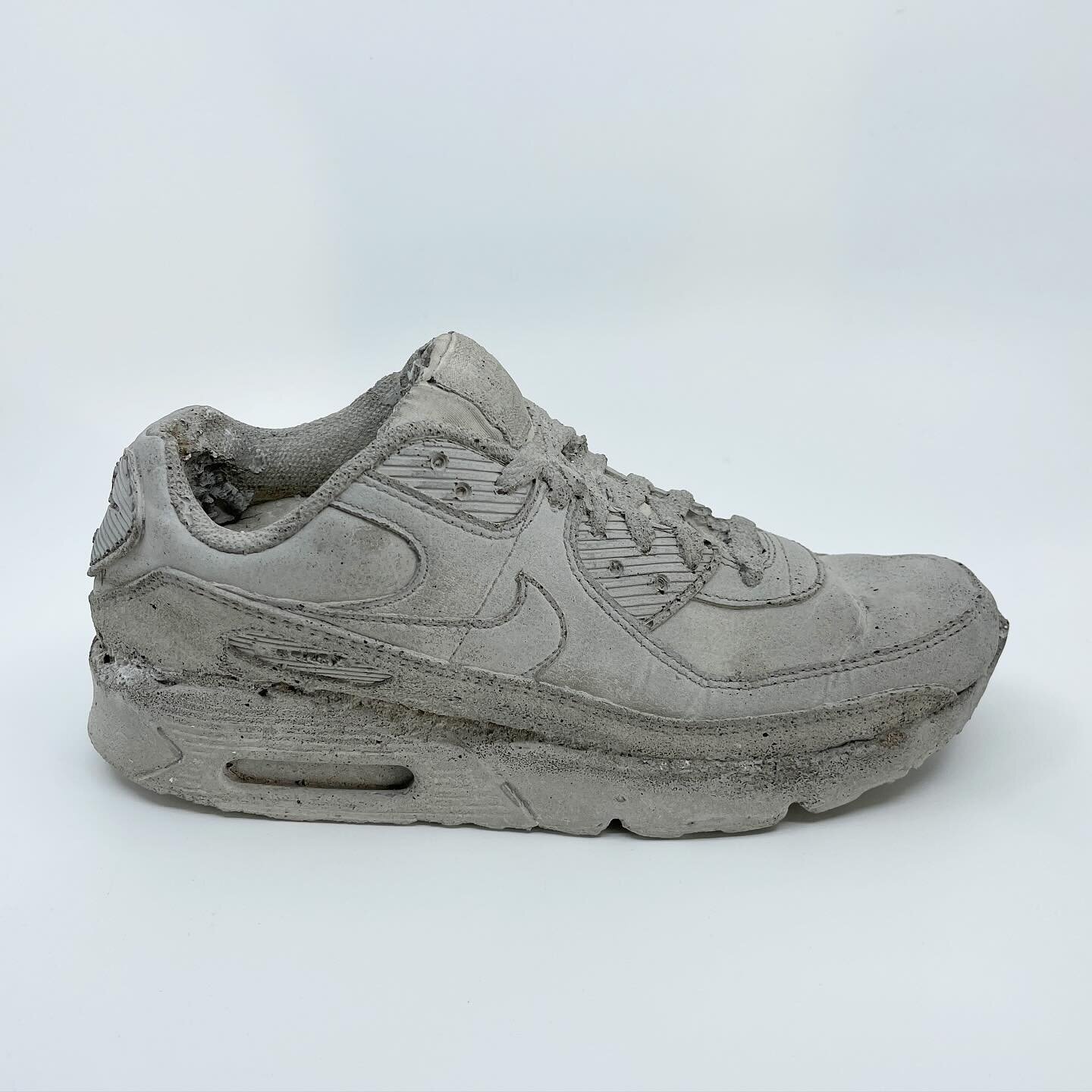 Available as part of @artistsupportpledge 
Pre-order yours now for Christmas at a special low price till 2024.

Nike Air Max trainer Relic
Concrete
27cm x 10cm x 13cm
&pound;160 + P&amp;P (includes pillar candle)

#artistsupportpledge #relic #nike #a