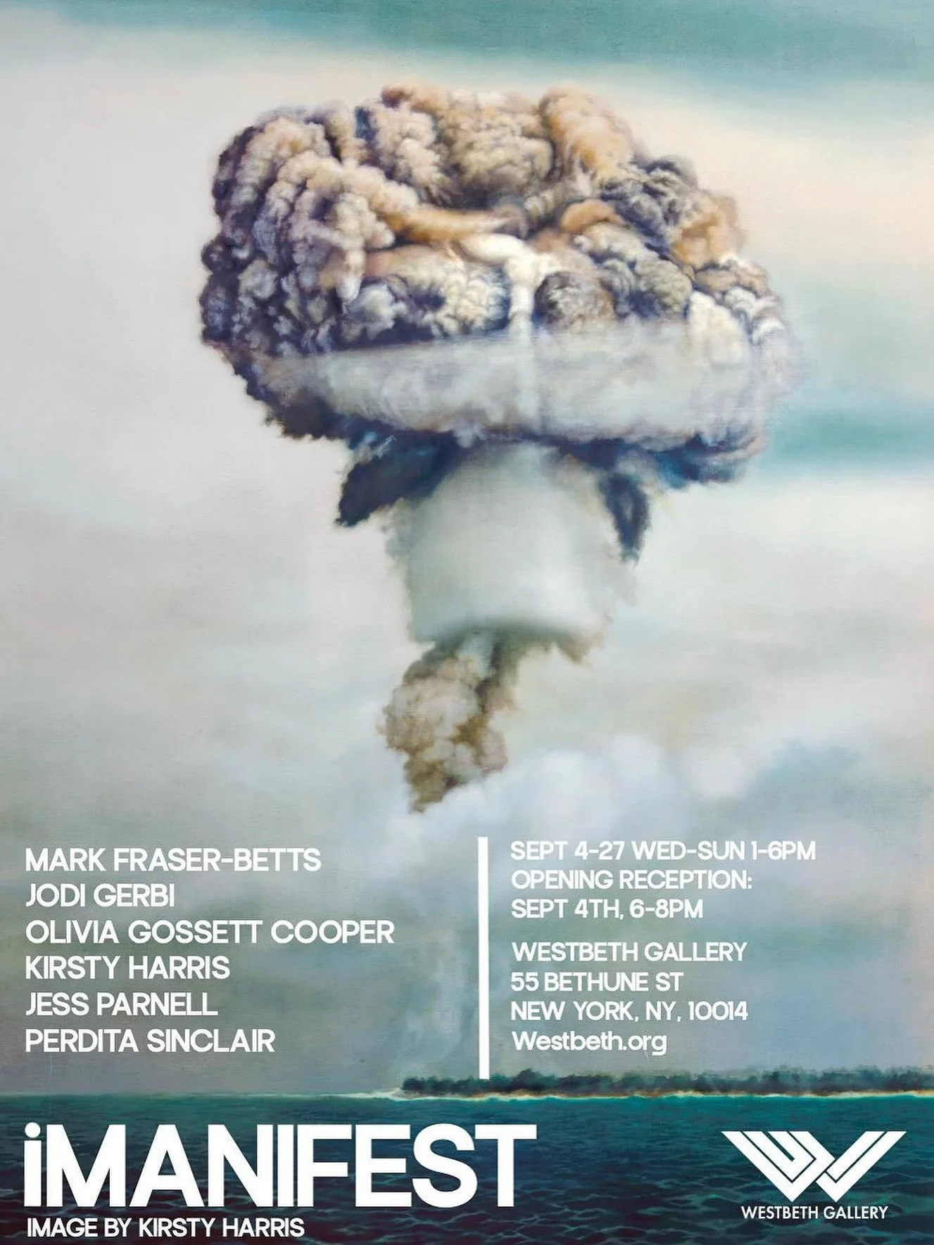 So proud of my brilliant friend @kirsty_harris_art who is part of iManifest, opening tomorrow night at @westbethgallery in New York 🔥🔥🔥

If you&rsquo;re in NYC go! And tell your New Yorker friends 💫

Opening: 4 Sept, 6&ndash;8 pm
Westbeth Gallery