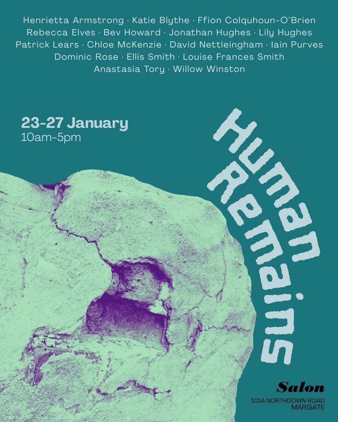 OPENING TONIGHT!! Human Remains, so excited for this show and exhibiting along side these wonderful beings 🦴✨🦴

Human Remains is part of @offseasonmargate curated by @davidnettleingham and presented by @thanetexperimental @salon.margate 

@katierbl