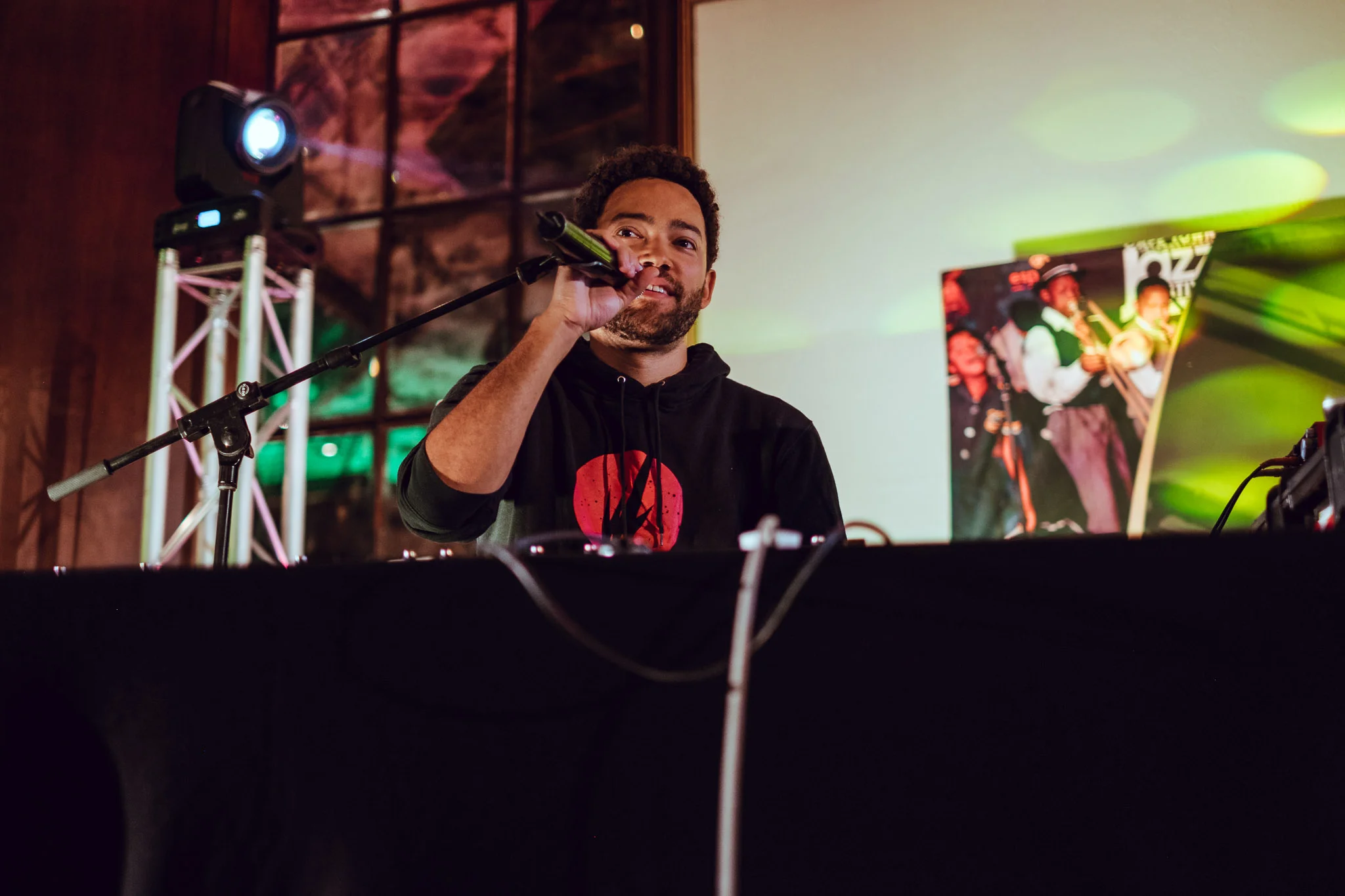 I'm a huge Taylor McFerrin fan. He kicked off his session with live beats with Marcus Gilmore on the drums. Playing some of my favorite jams.