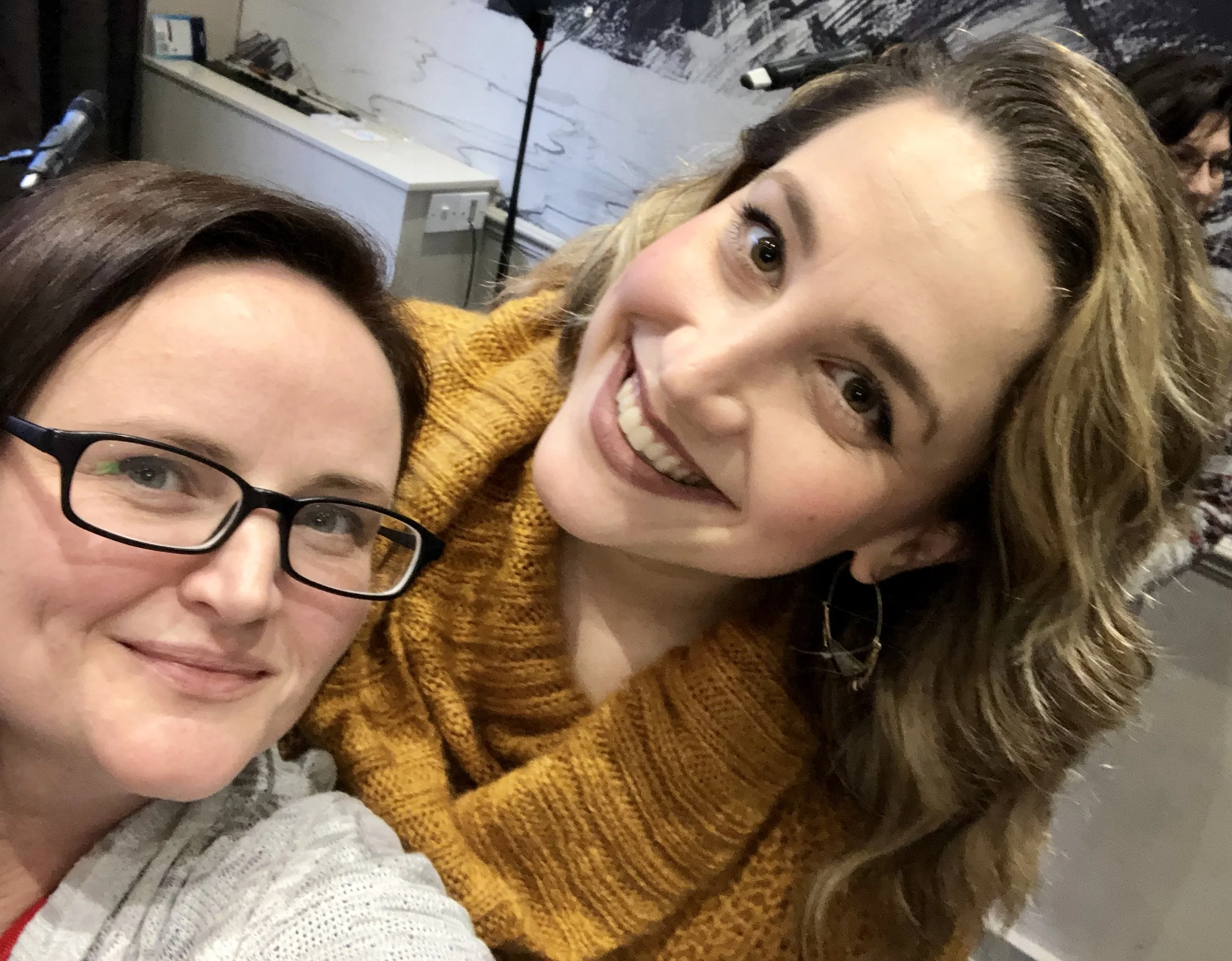 With Natalie Weiss at IVACON teachers conference earlier in 2018