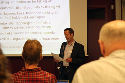 Jan Sørensen i NVE tok deltakerne gjennom en revisjonsprosess.