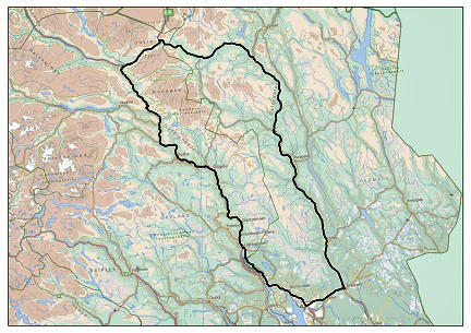 Forslag til avgrensing av planområdet/utredningsområdet, jf. planprogram. Kartarbeid: Norsk villreinsenter