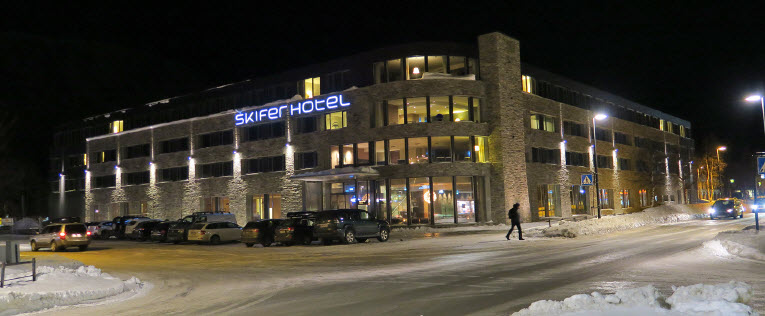 Skifer Hotell Oppdal. Foto: Arne Nyaas