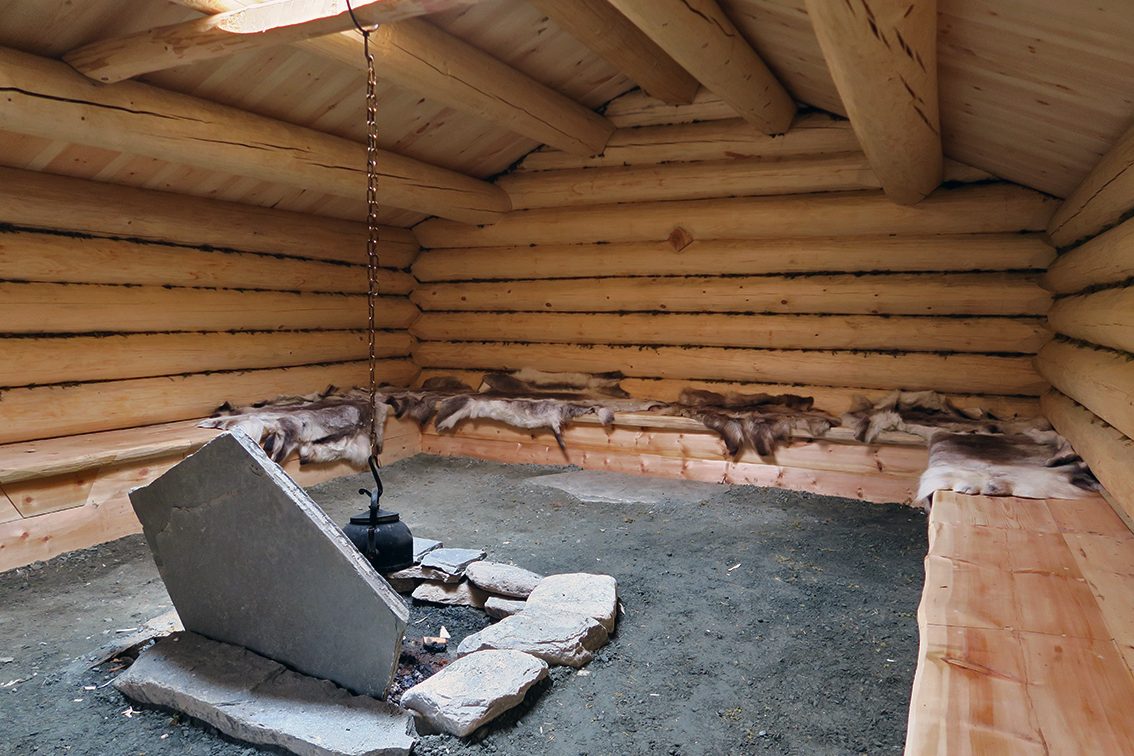 Sælehuset er tømret og oppsatt av Jora Bygg og Laft AS. Foto: A. Nyaas