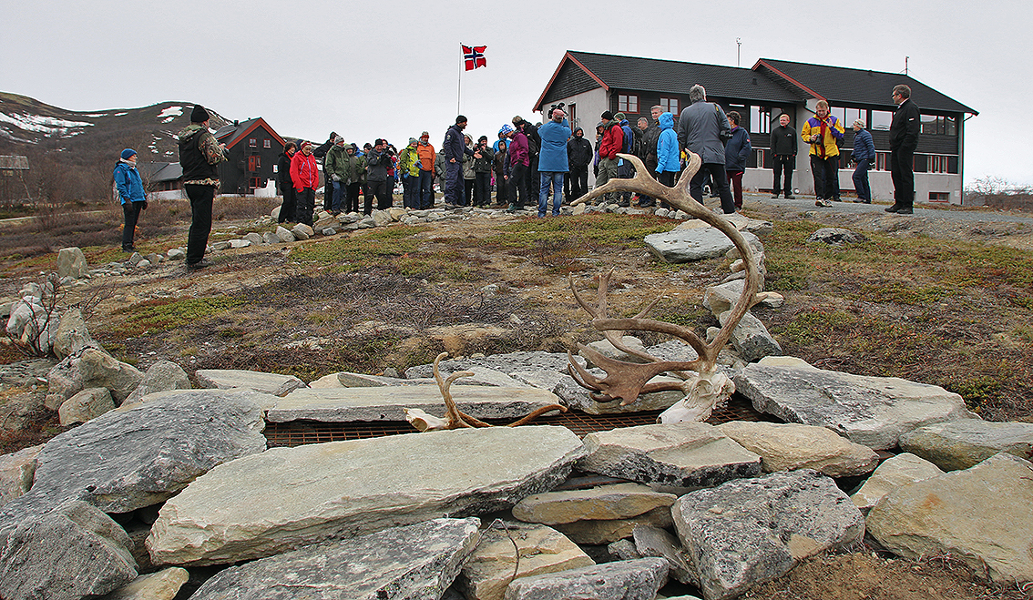 "Besøkssenter villrein" er avgjort verdt en stopp på Hjerkinn. Foto: A. Nyaas