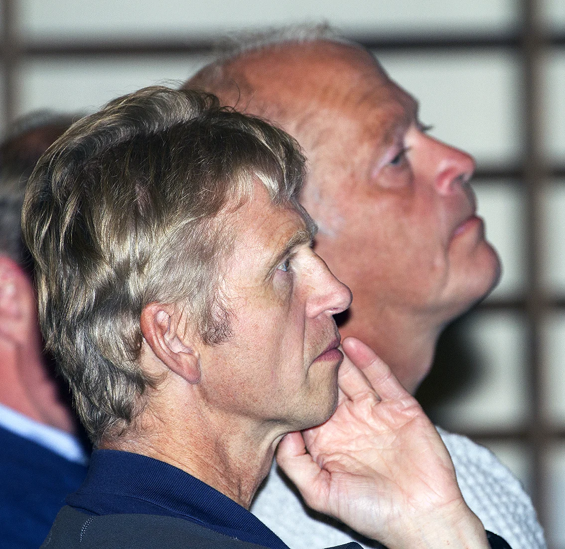 Erik Lund (t.v.), seniorrådgiver i Miljødirektoratet, her sammen med Olav Strand, seinorforsker i Norsk institutt for naturforskning (NINA). Arkivfoto: Arne Nyaas