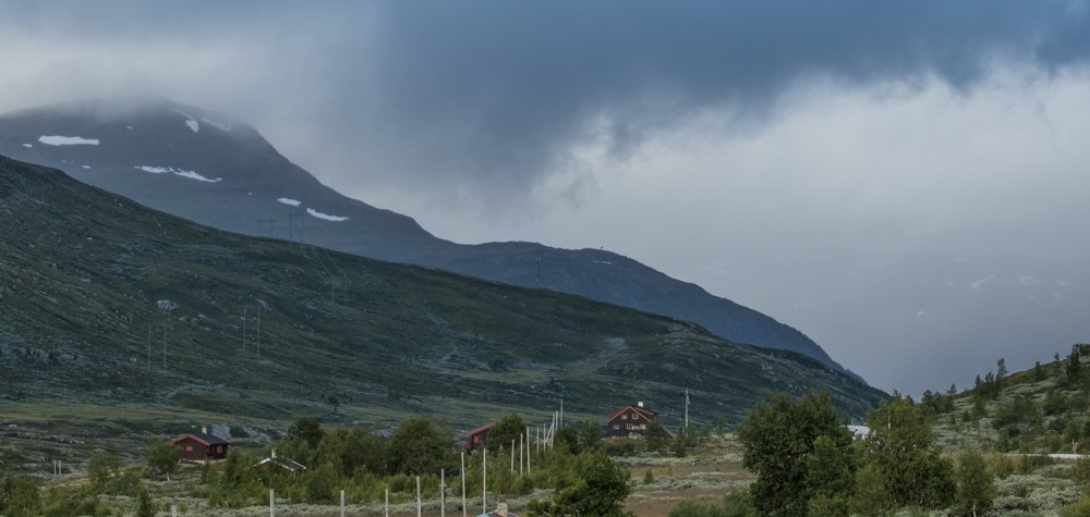 Nordfjella sett frå området ved Breistølen