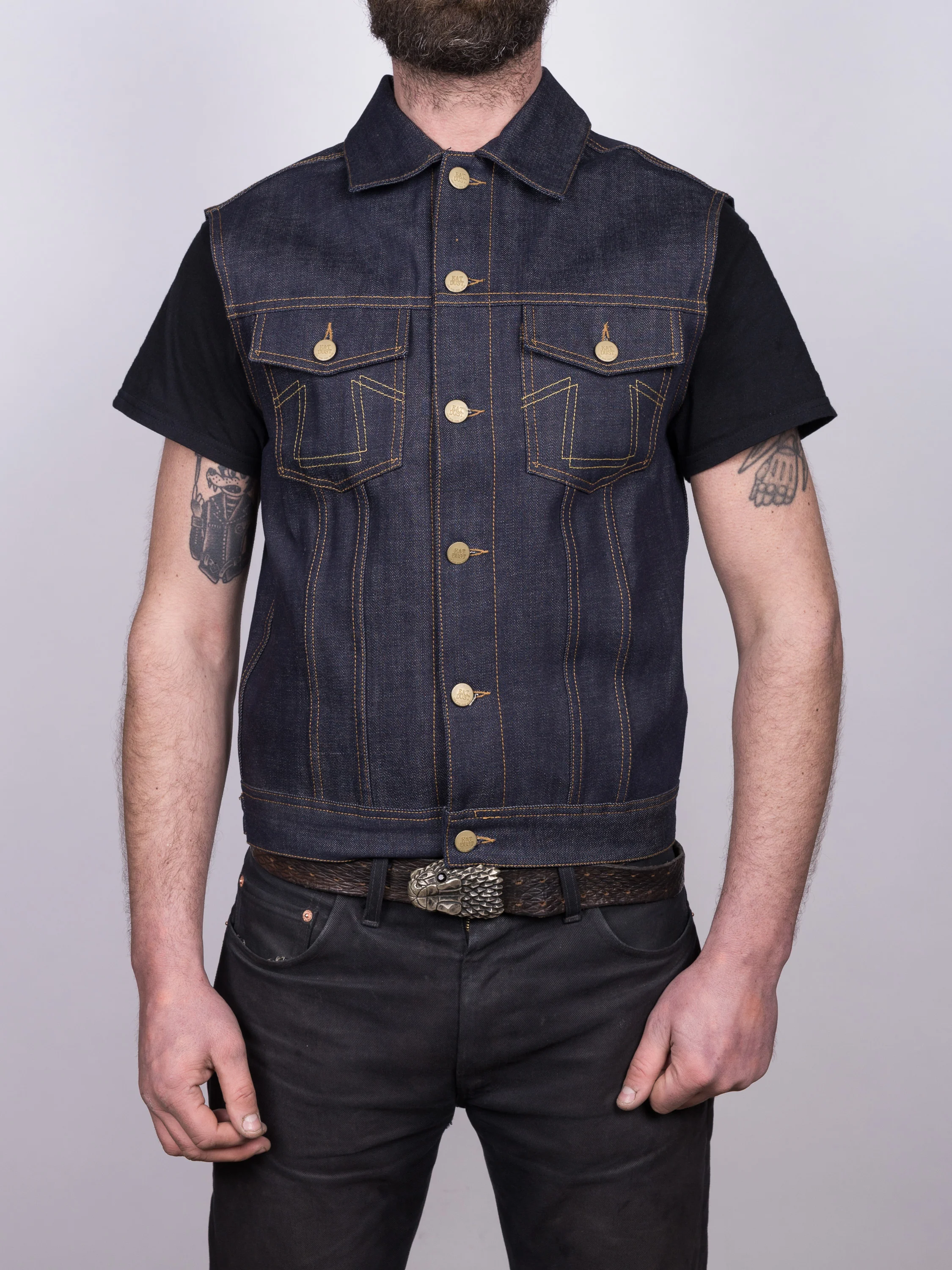 BOLT — Eat Dust Denim Vest