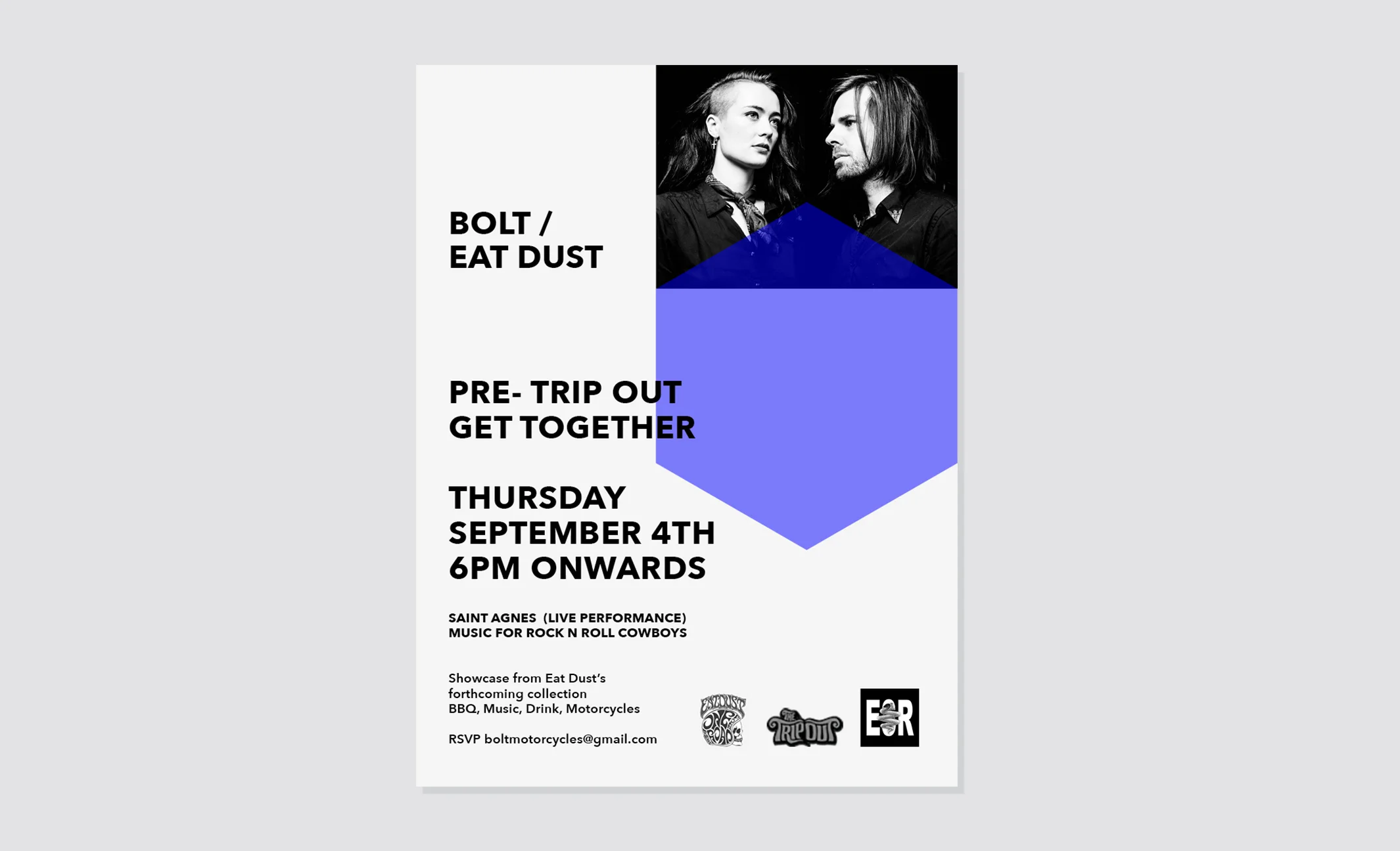 Eat Dust / Trip Out / Saint Agnes Live performance 