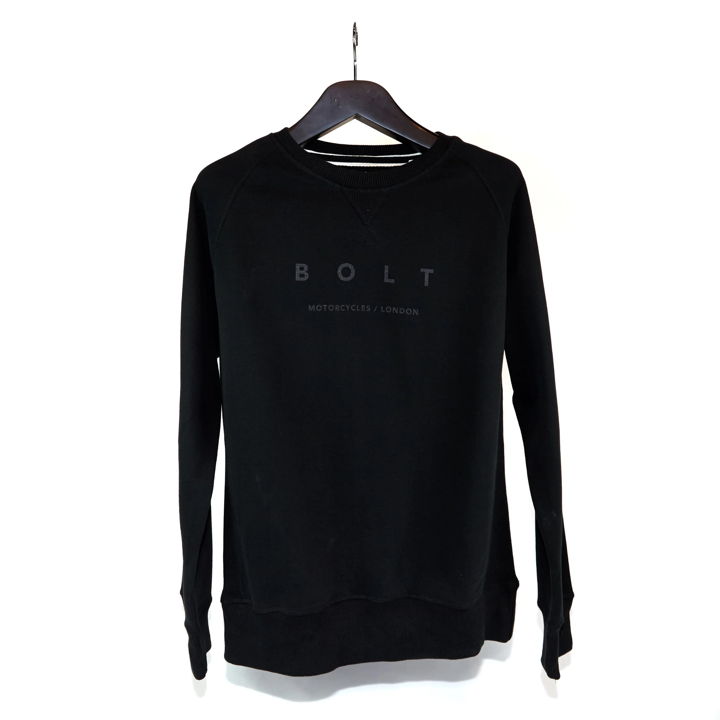 bolt crew neck jumper black.jpg