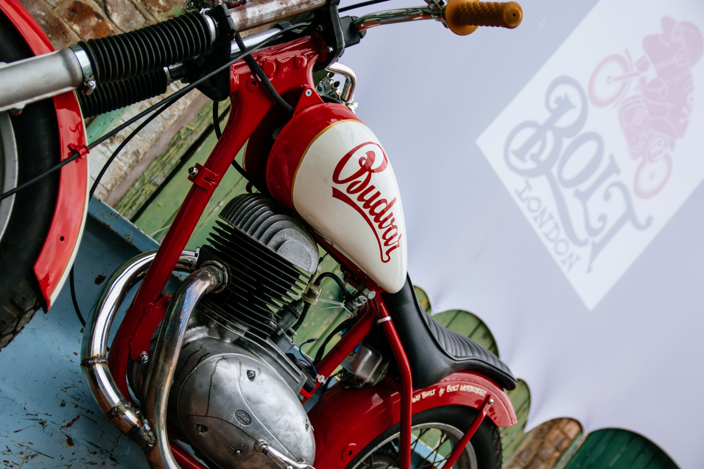 budvar bobber classic motorcycle