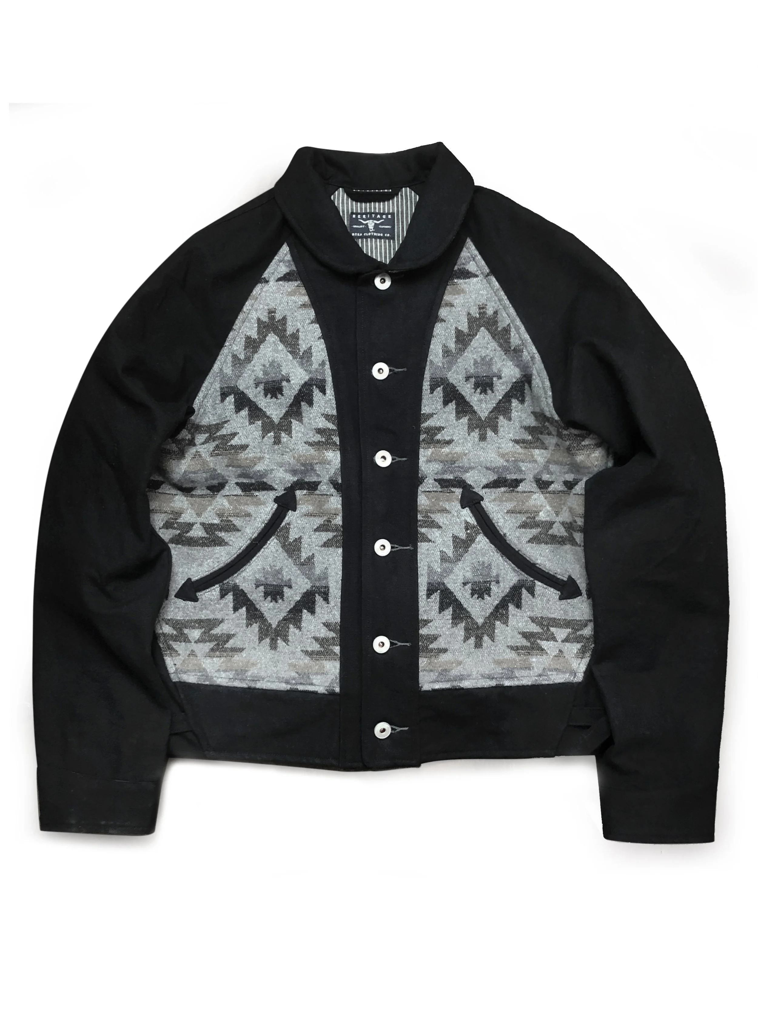 Bzen Santana Blanket Jacket (Black)