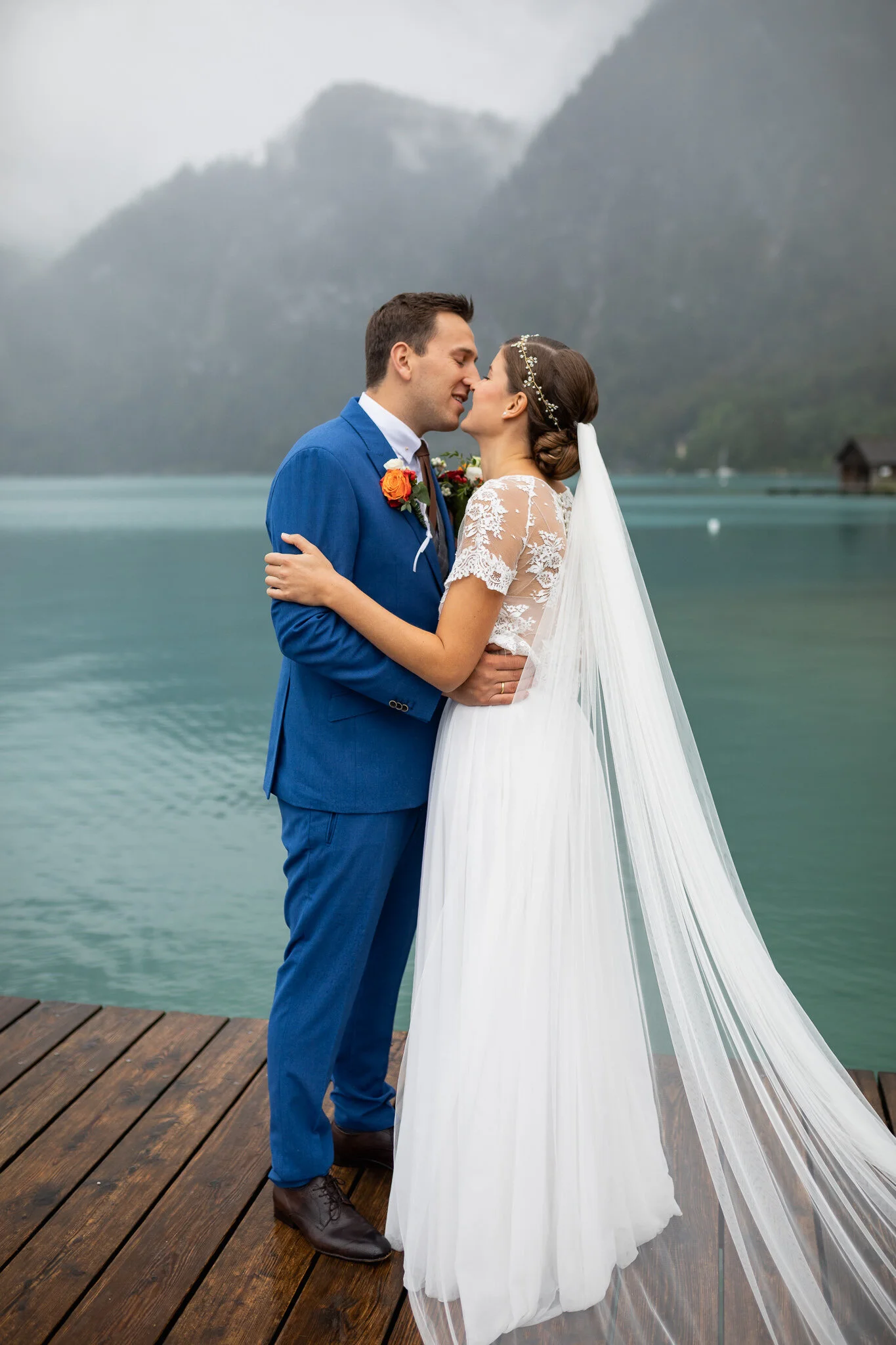 Hochzeit Attersee Unterach Paarfoto