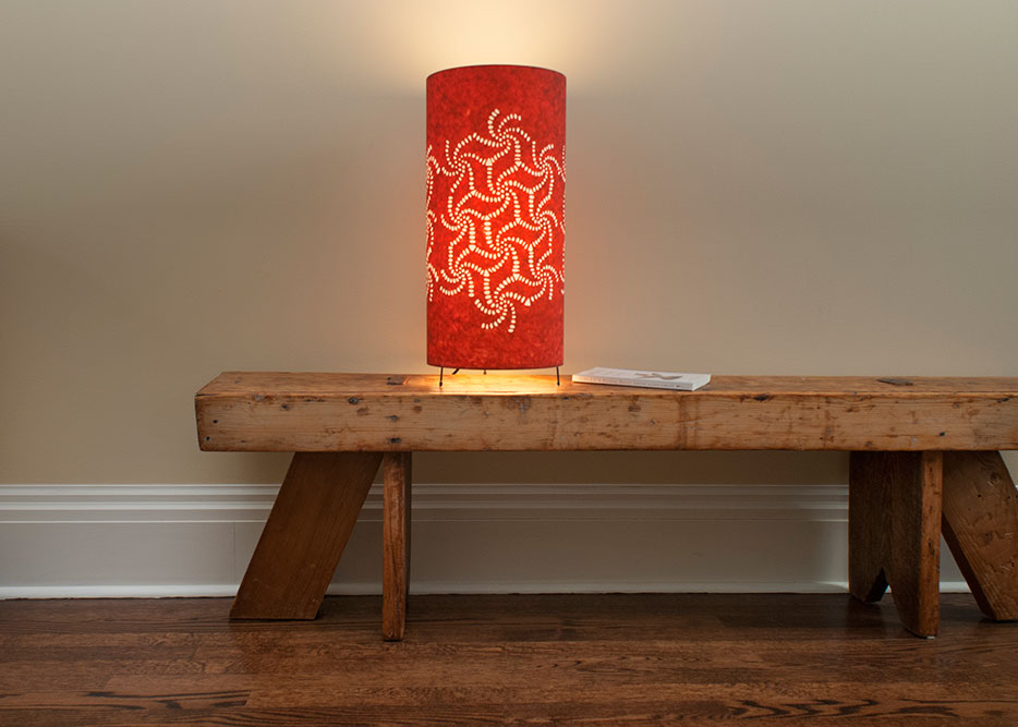Red Table Lamp