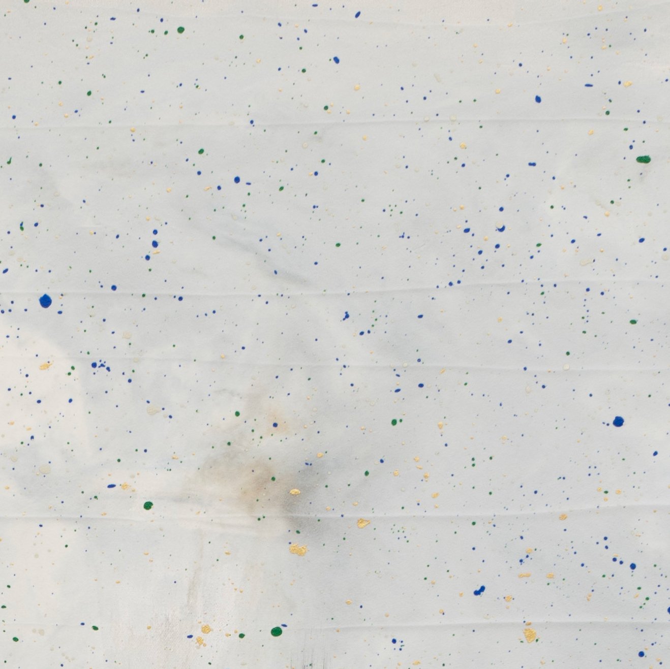 Macro view of surface texture and speckled background in a contemporary giraffe artwork by Jost Brown.