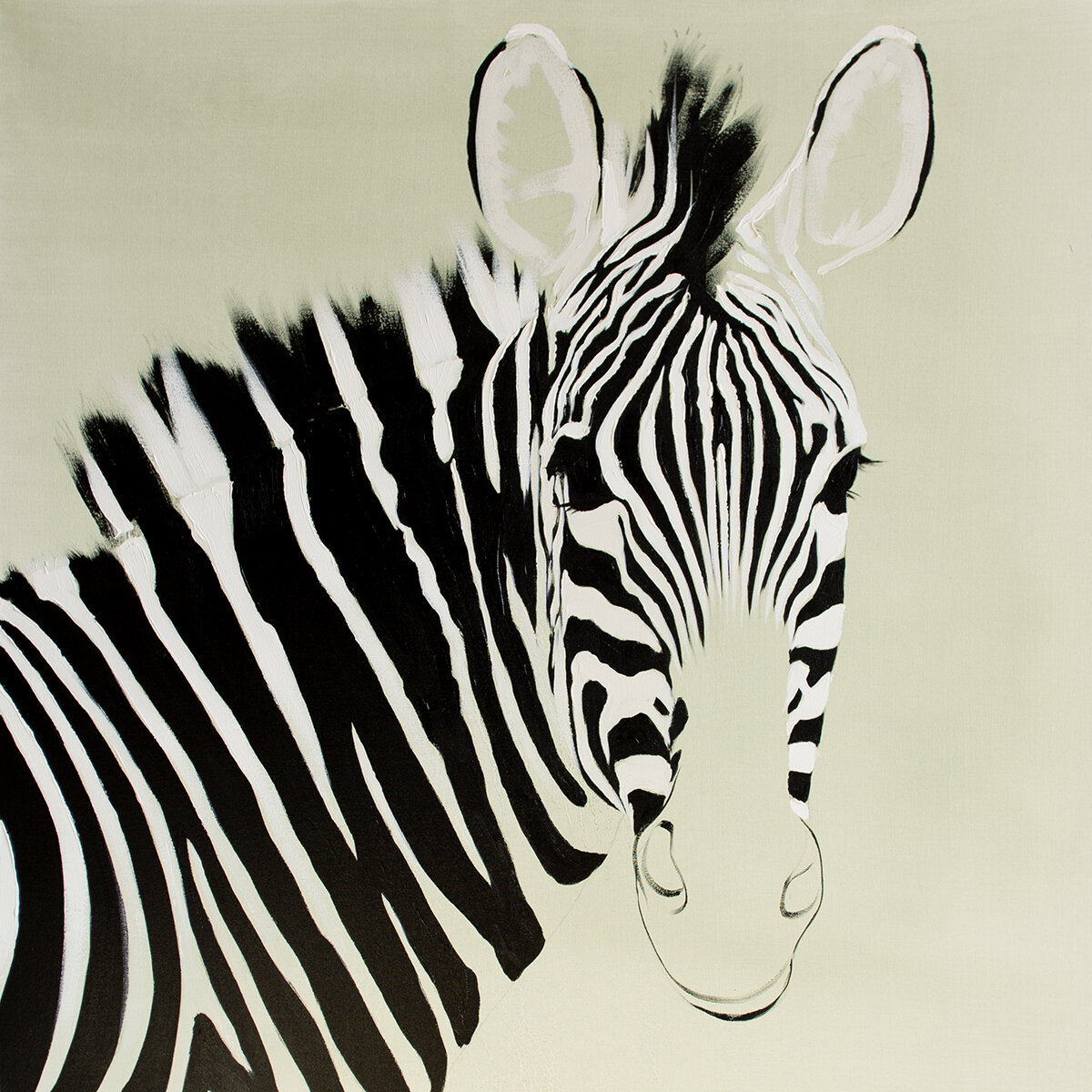 Brown_ZebraOnGreenWash_40x40_2900.JPG