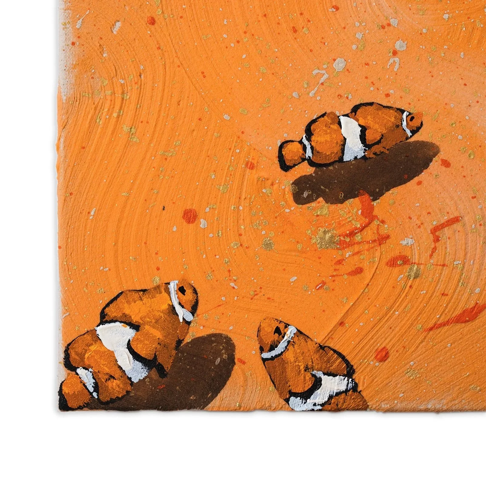 Collectible modern artwork inspired by coral reefs and rhythmic movement by New York City based painter Josh Brown.