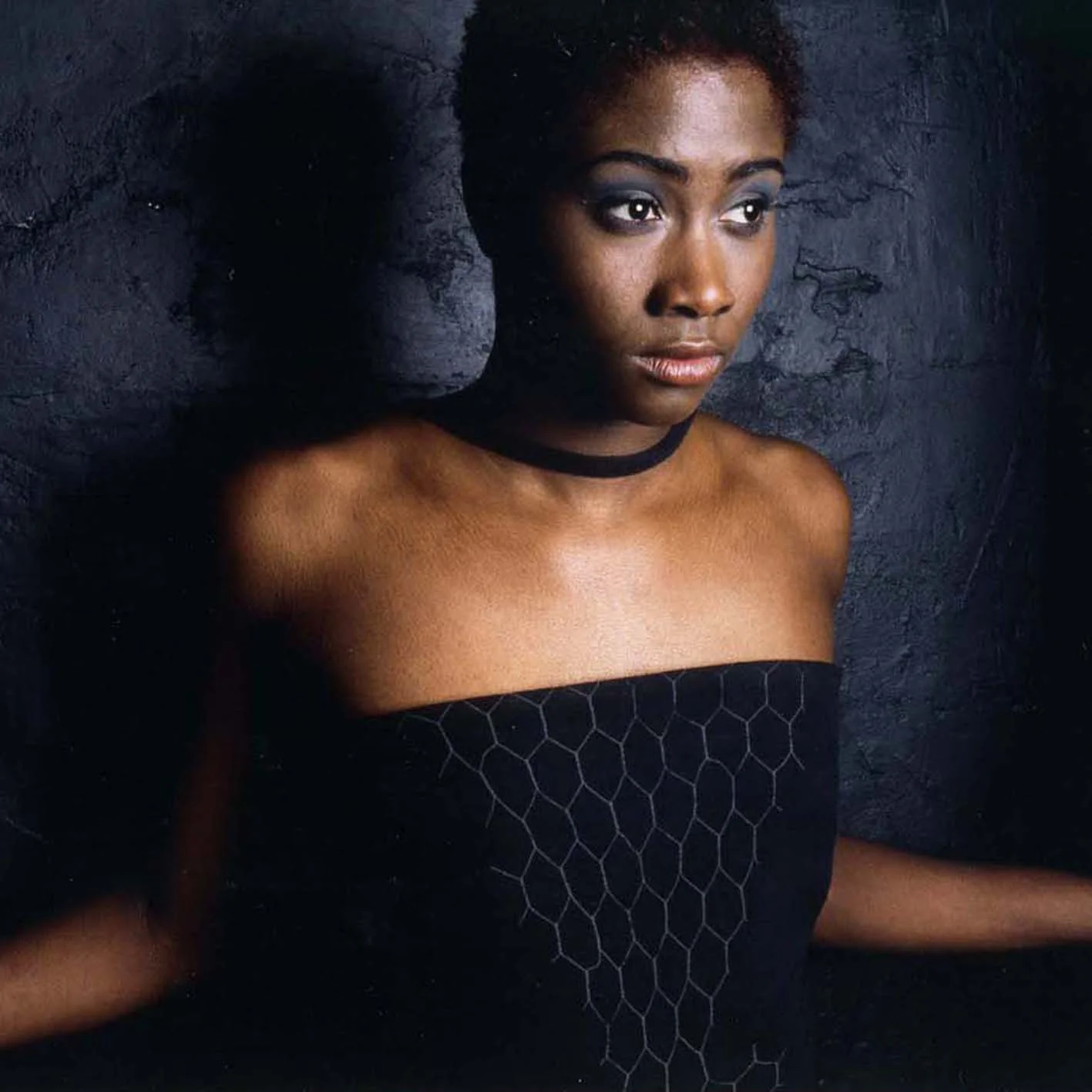Wire Mesh print, Duel womenswear collection for Liberty (1997)