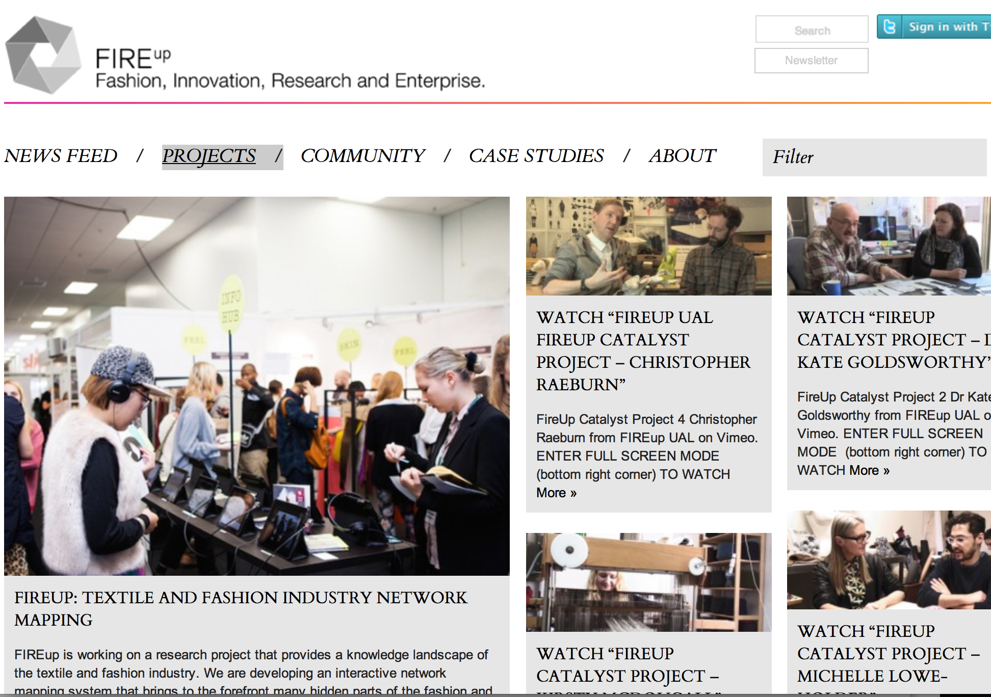 FIRE Up, Co-I (AHRC, 2013-14)