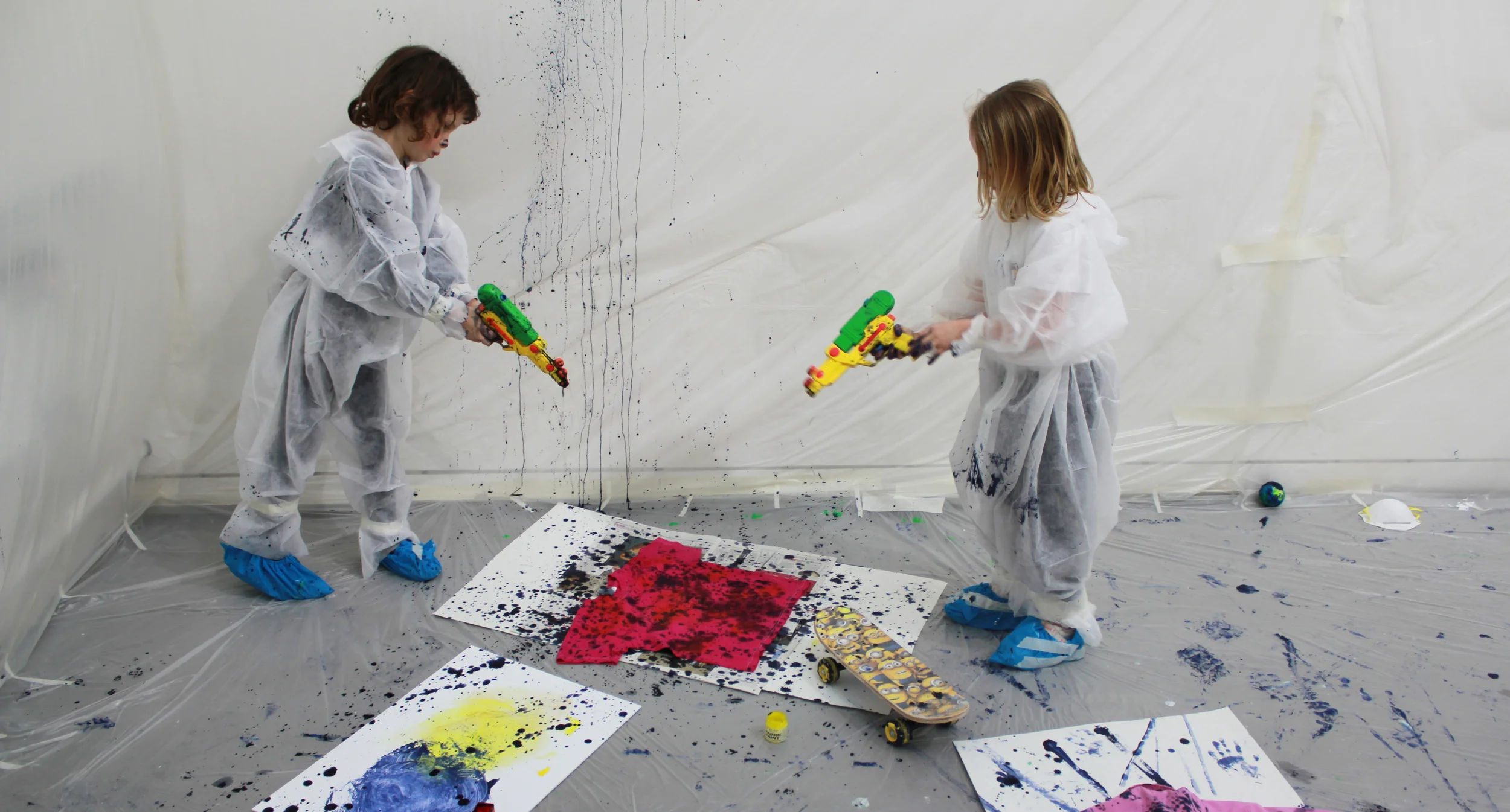 Water pistols...